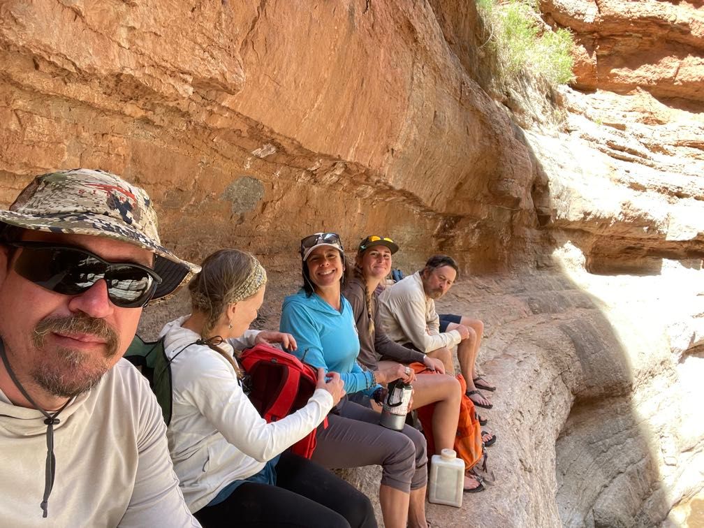 Relaxing in Saddle Canyon