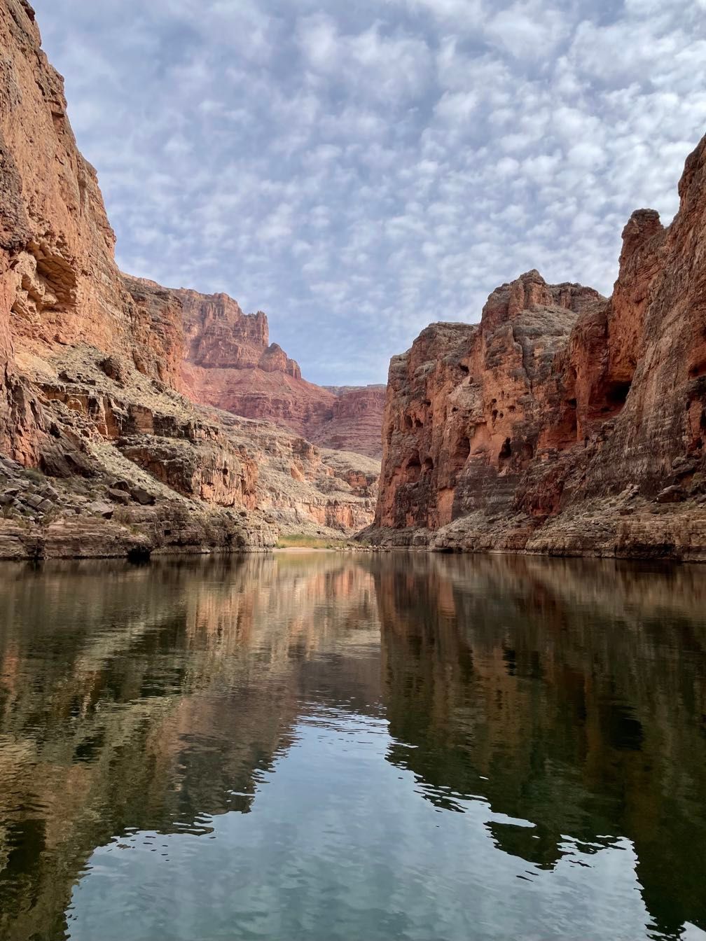 Still water on the river