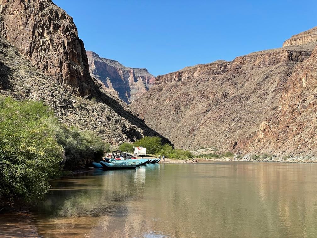 The takeout at Diamond Creek