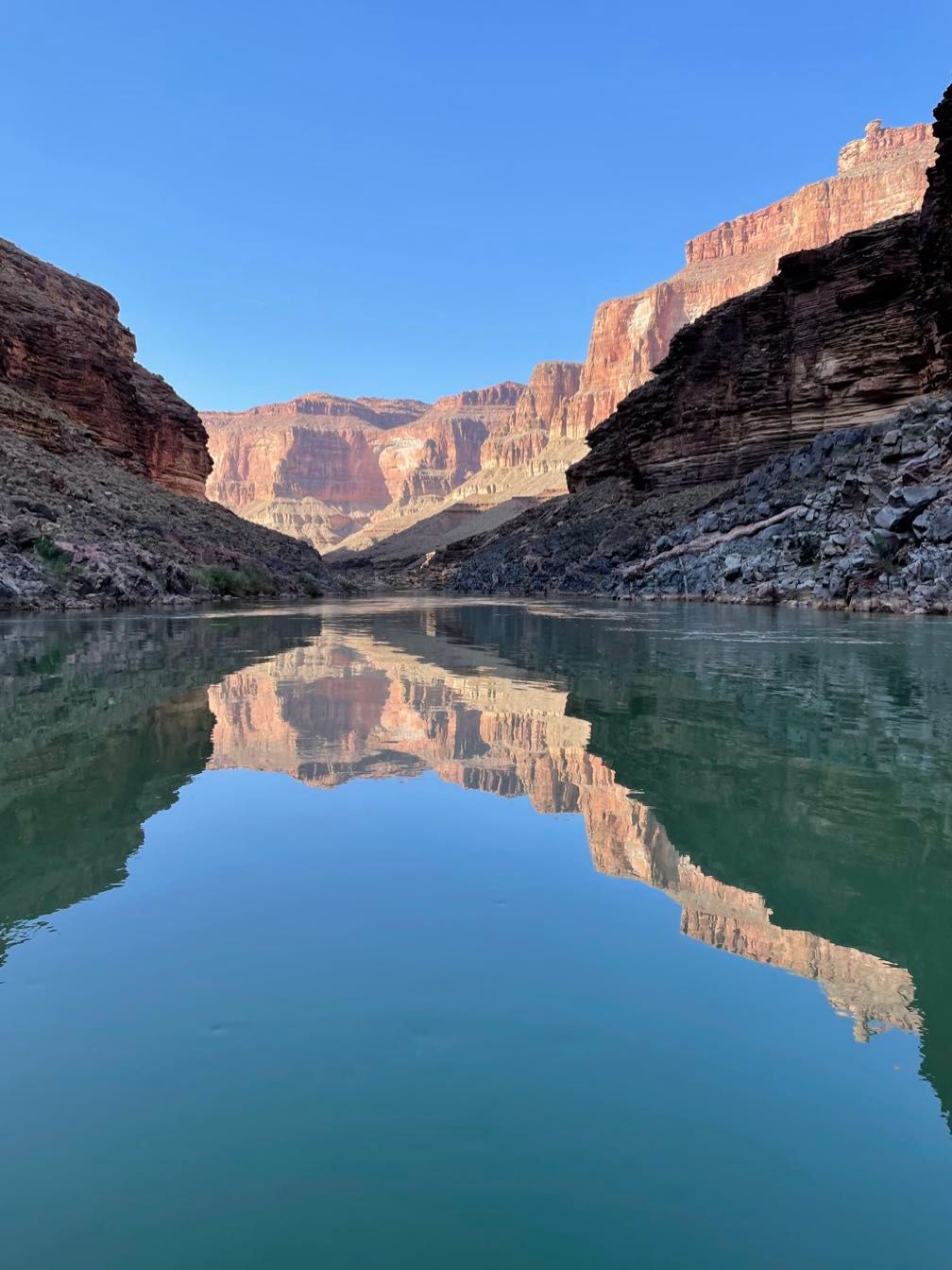 Reflections on the river