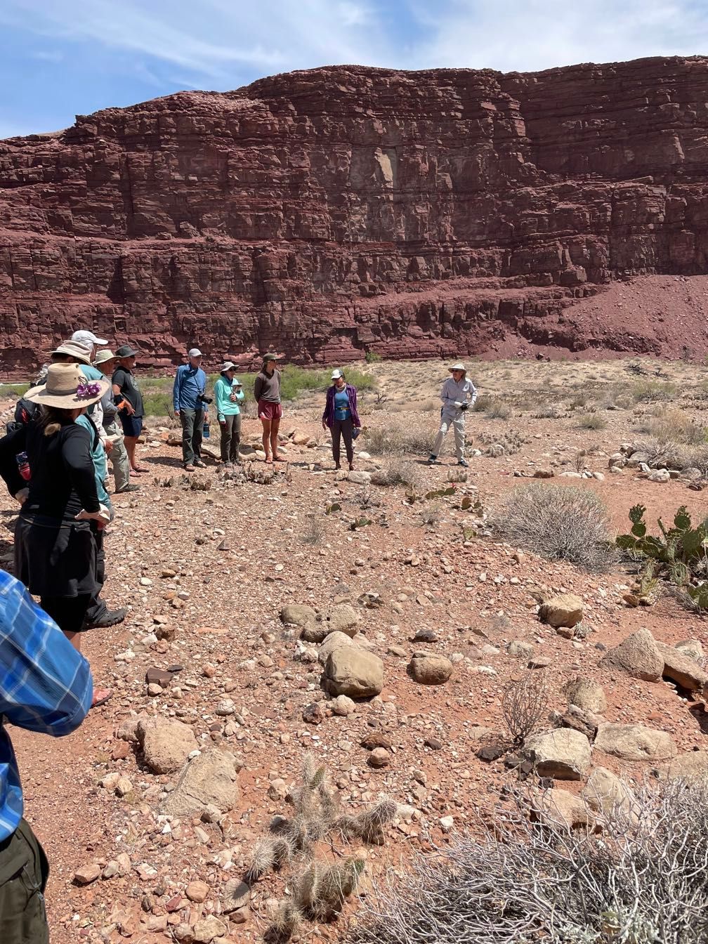 Sherri talking about the Ancestral Puebloans