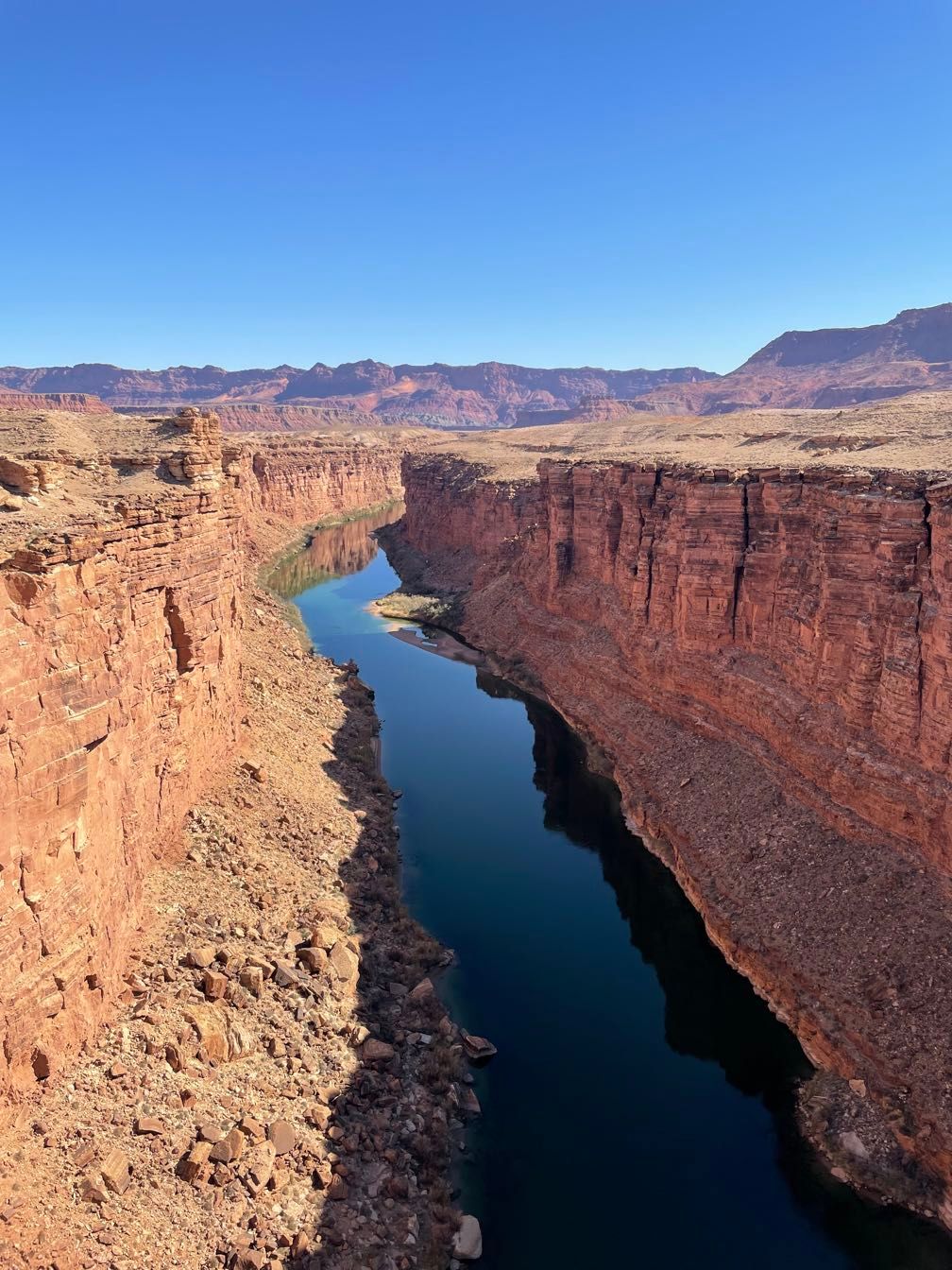 The Colorado River from Navajo Bridge