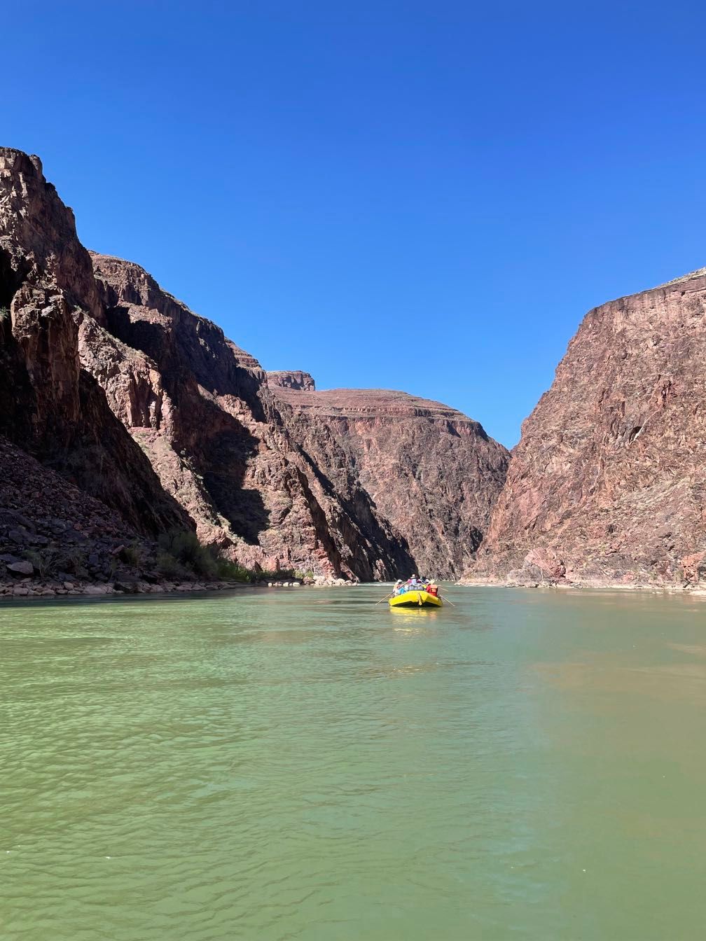 Into the granite gorge