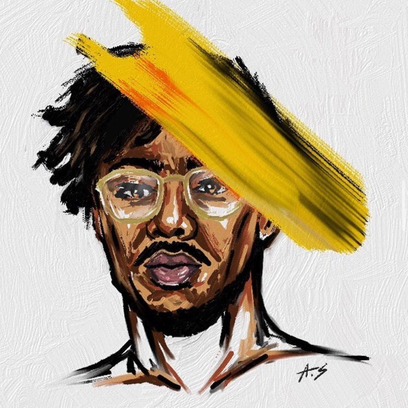 Killmonger!! Another one on Fresh Paint. Having the app on my touch screen laptop was a recipe for lecture distraction.