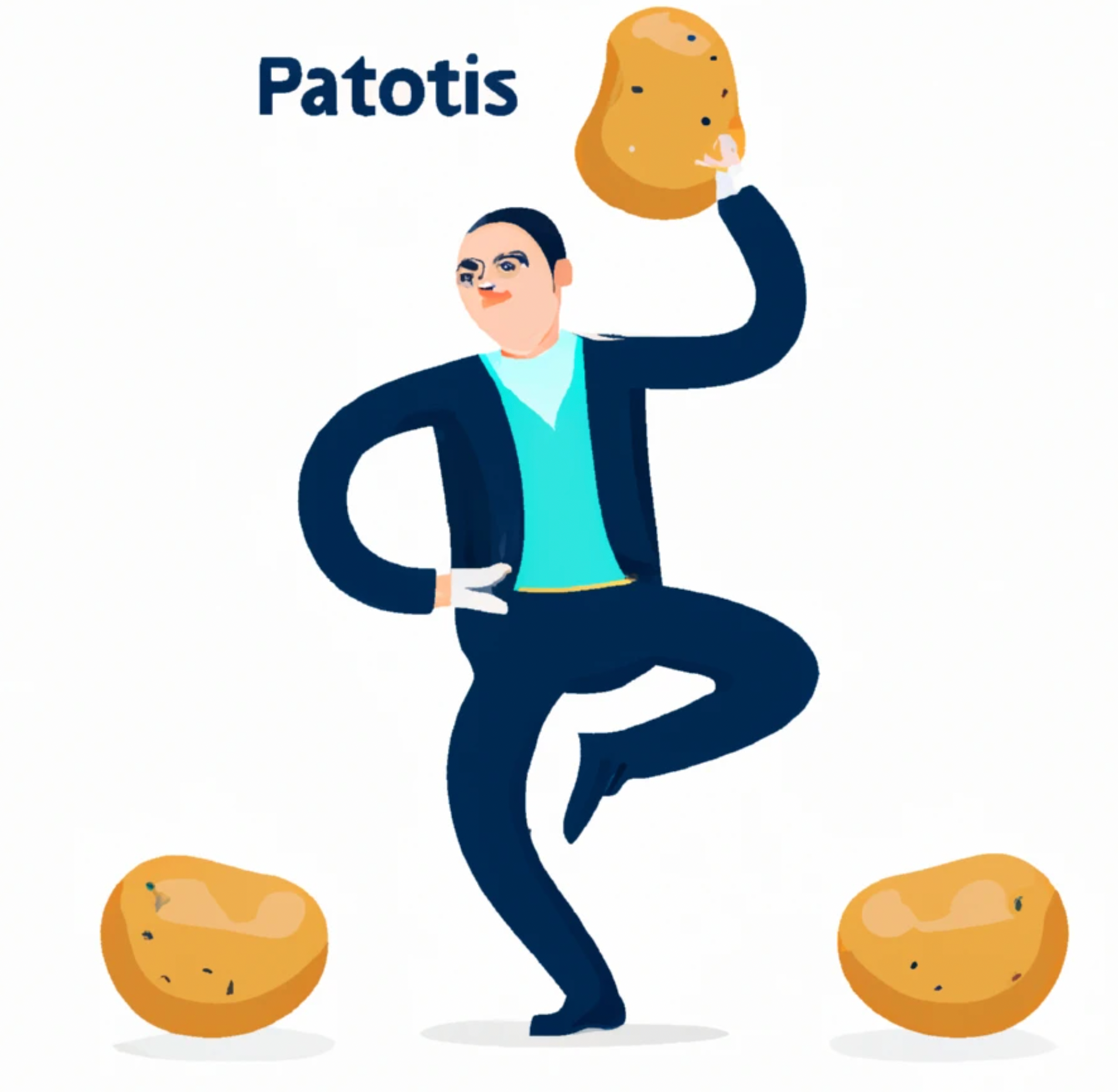 “a very smart AI agent doing interpretative dance with potatoes”. dall-e generated, of course