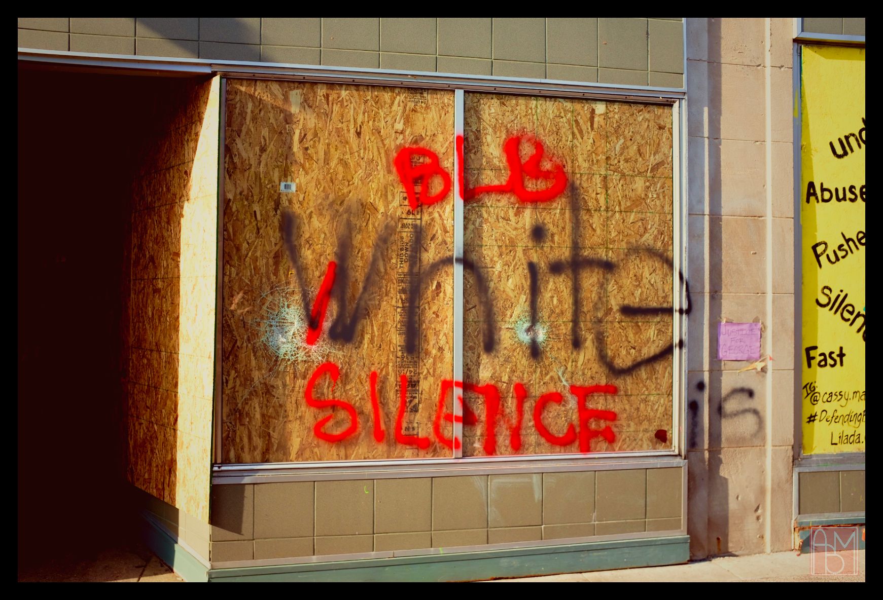 White silence is violence.