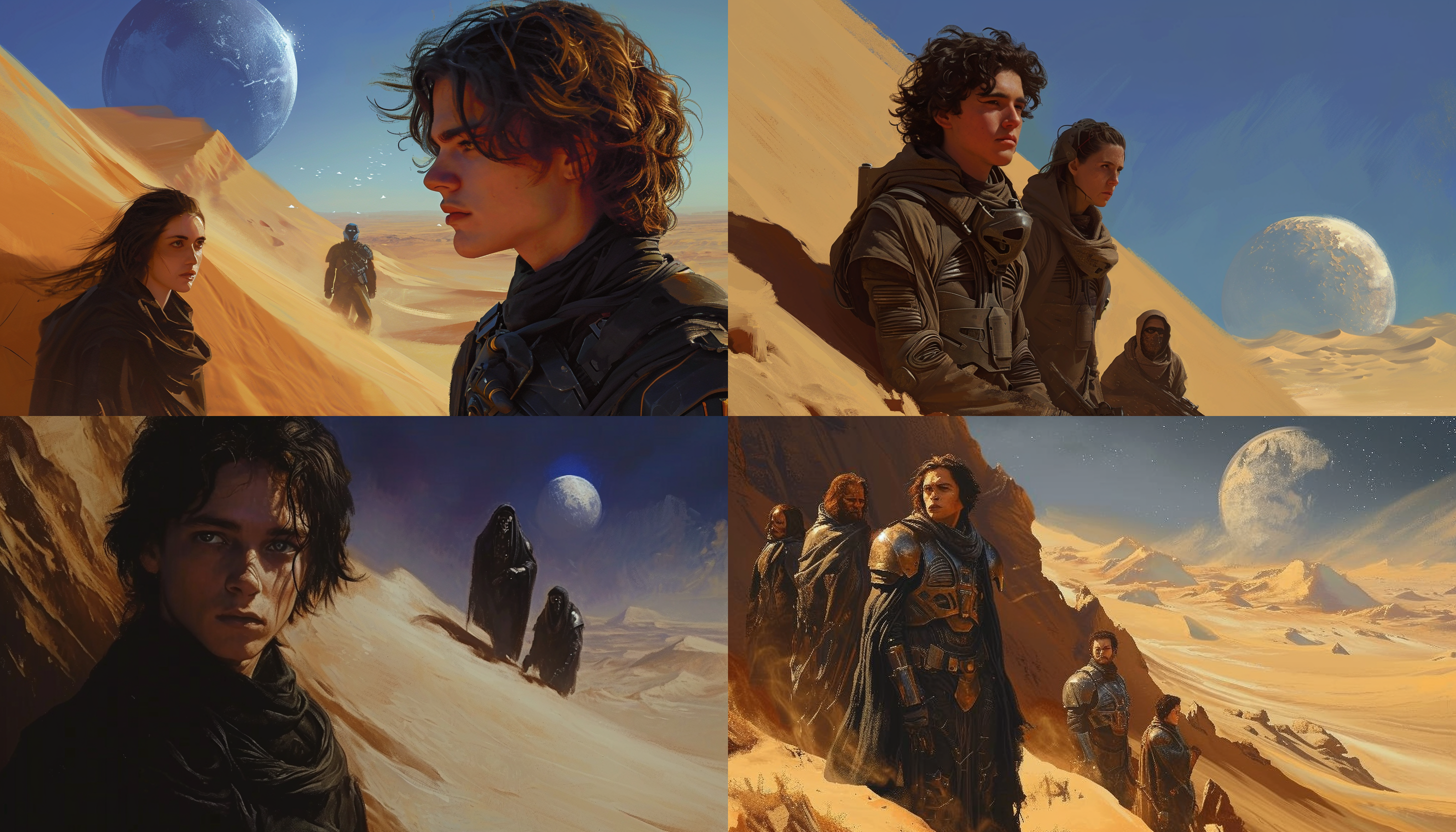Paul and Jessica’s escape into the desert and their encounter with the Fremen