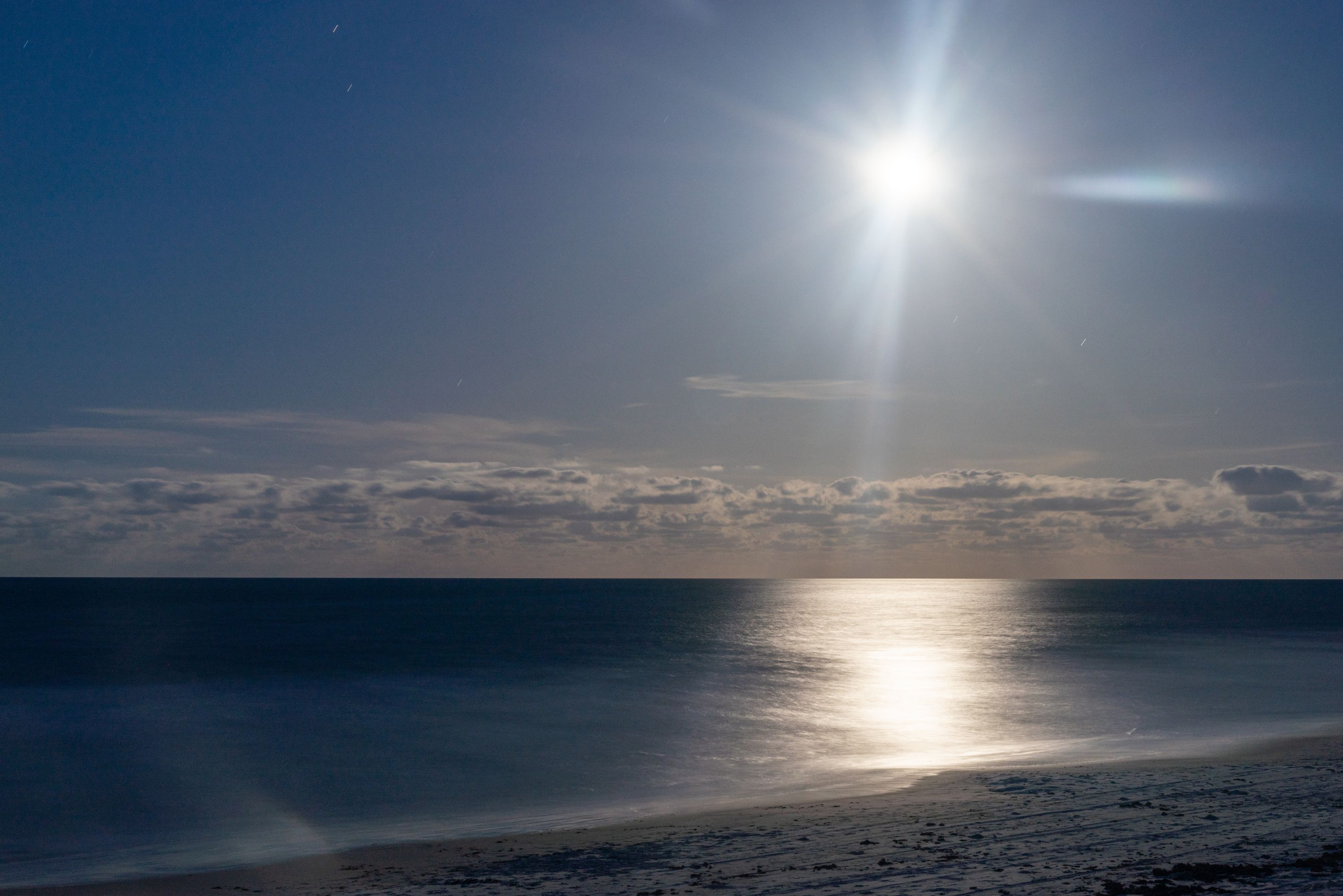 Moon over the Ocean