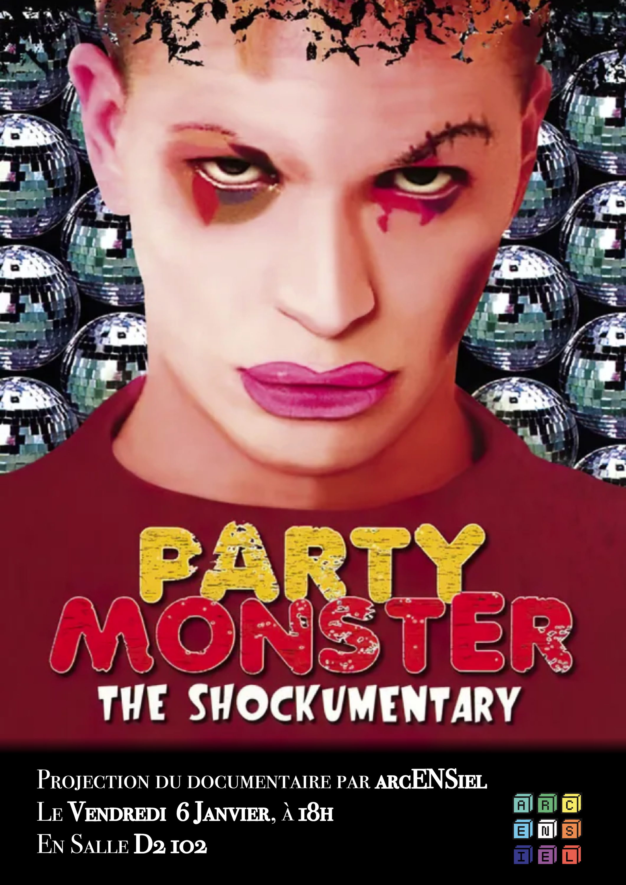 Projection Party Monster le 6 janvier