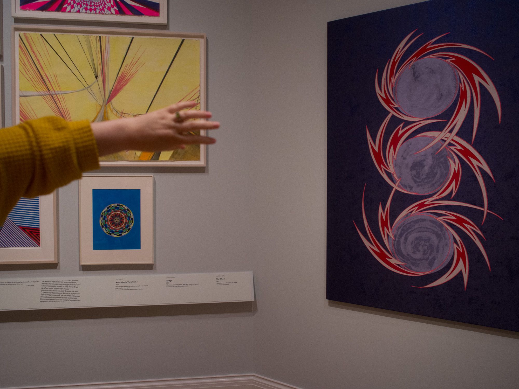 Ricoh GXR A12, 18.3mm, ƒ2.5, 1/60sec, ISO 351 — Liz Collins Exhibit, RISD Museum