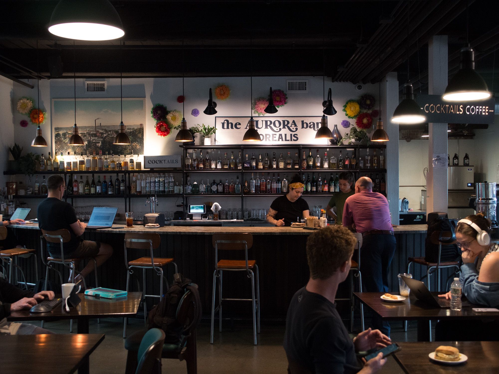 Ricoh GXR A16, 25mm, ƒ4.3, 1/60sec, ISO 3200 — Borealis Coffee Company, Bristol