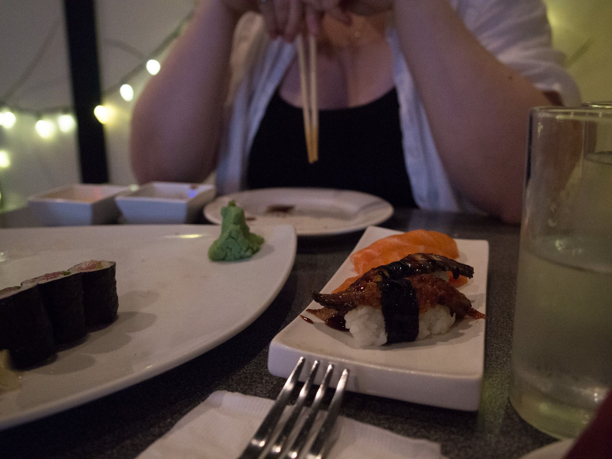 Ricoh GXR A16, 18.7mm, ƒ3.8, 1/30sec, ISO 3200 — Vatsana Thai & Sushi