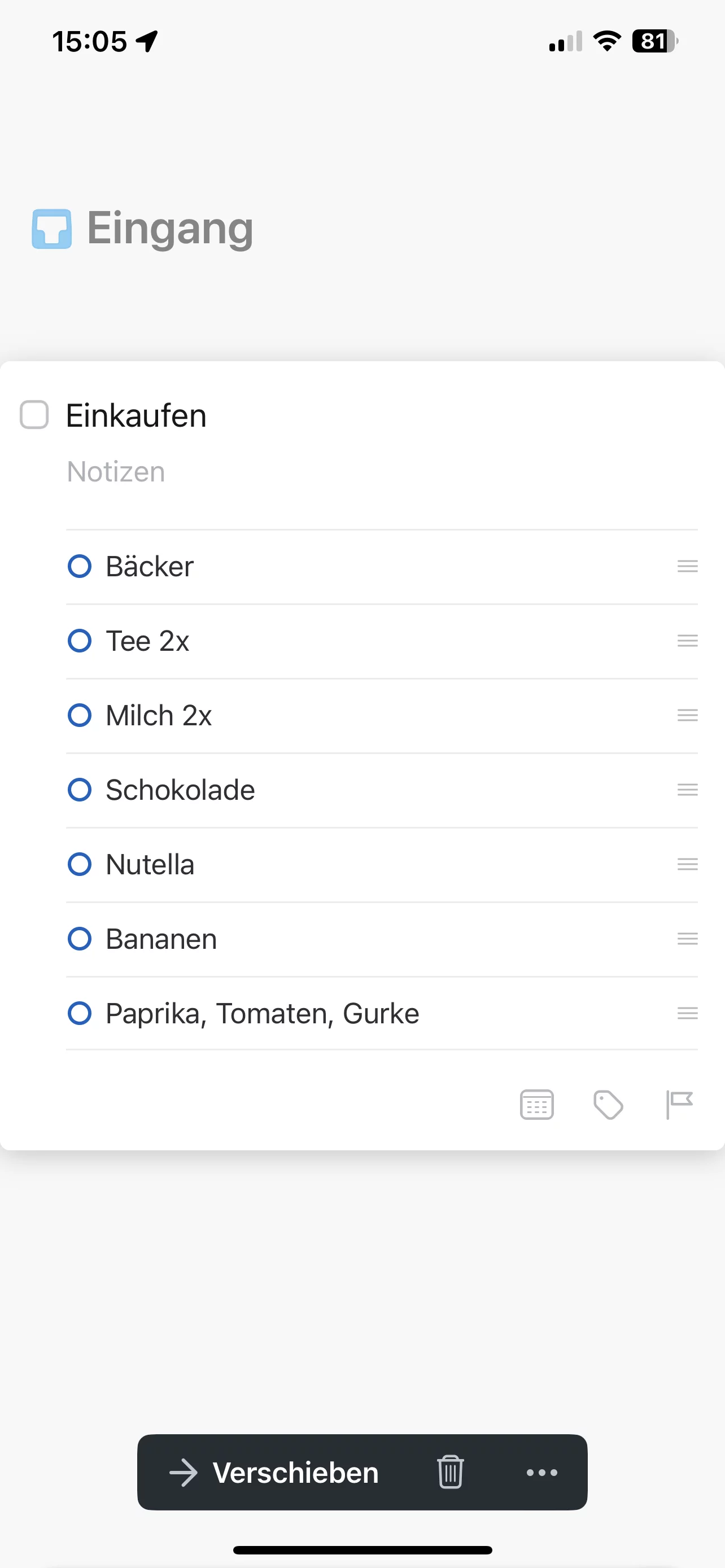 GTD mit Things3