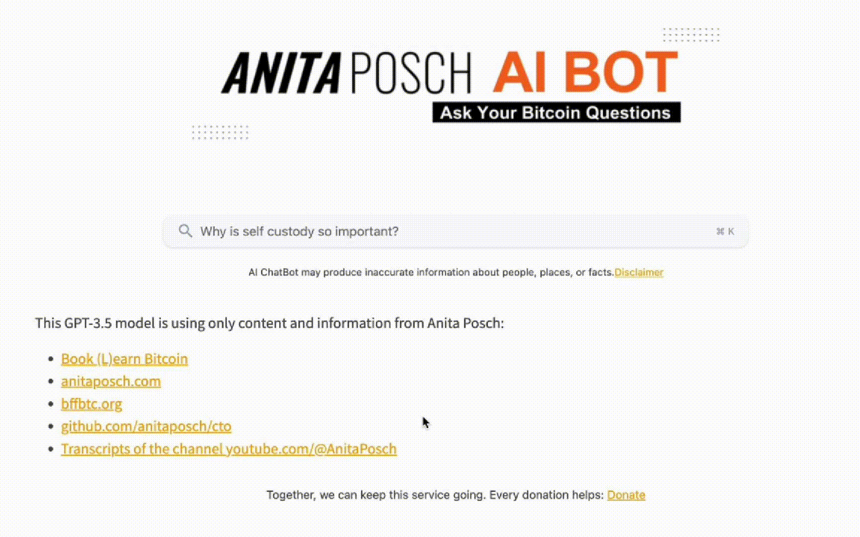 Anita Posch Bitcoin AI