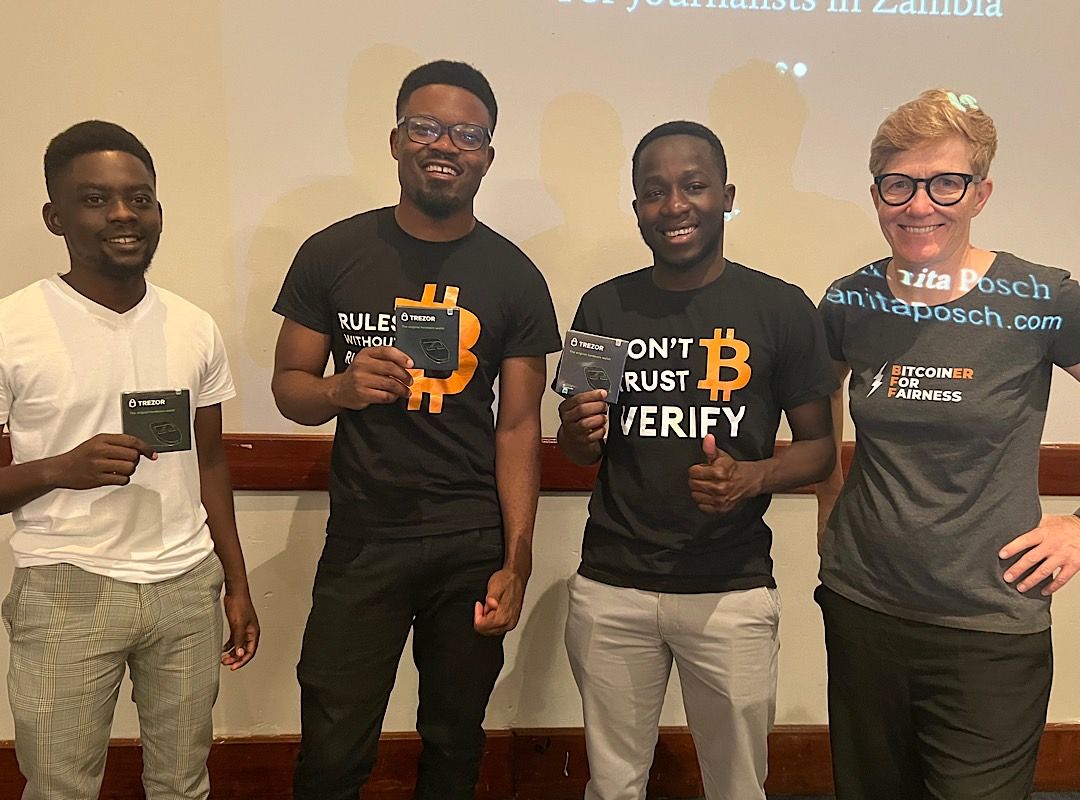 Trezor hardware wallets for Zambia