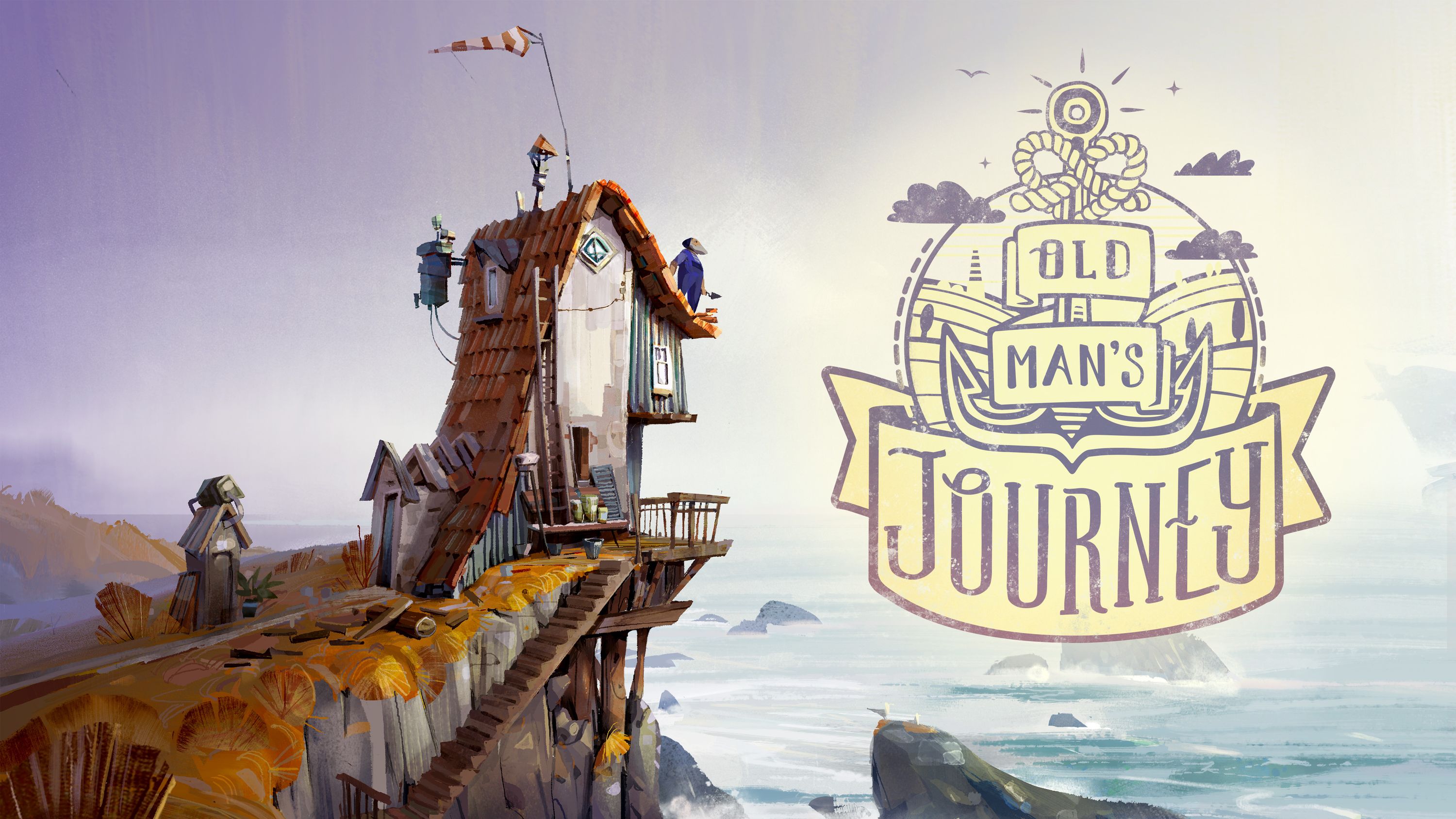 Artwork from the game ‘Old Man’s Journey’
