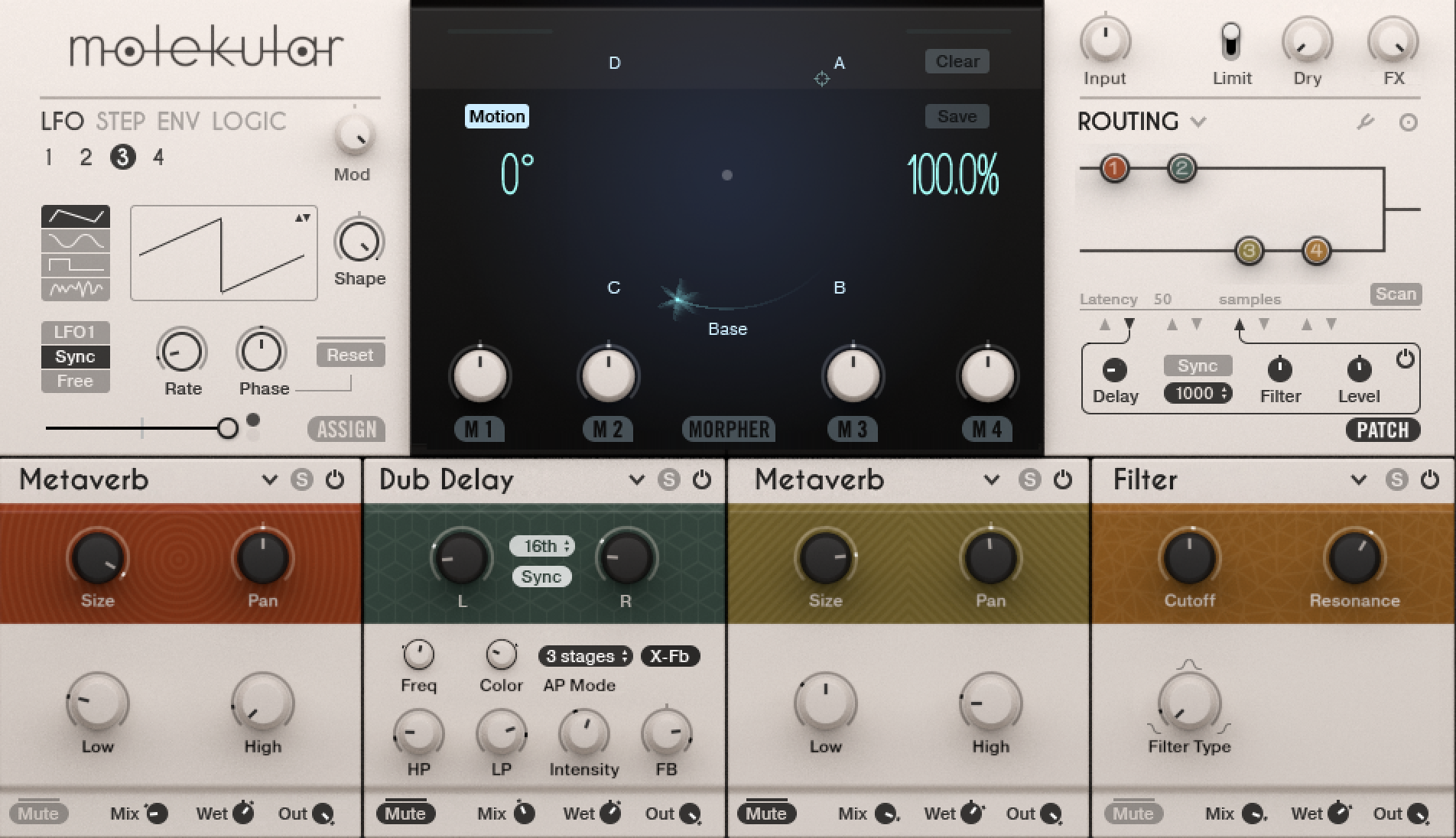 Molekular is what’s called a Reaktor “ensemble”; you can think of Reaktor as Minecraft for music tools.