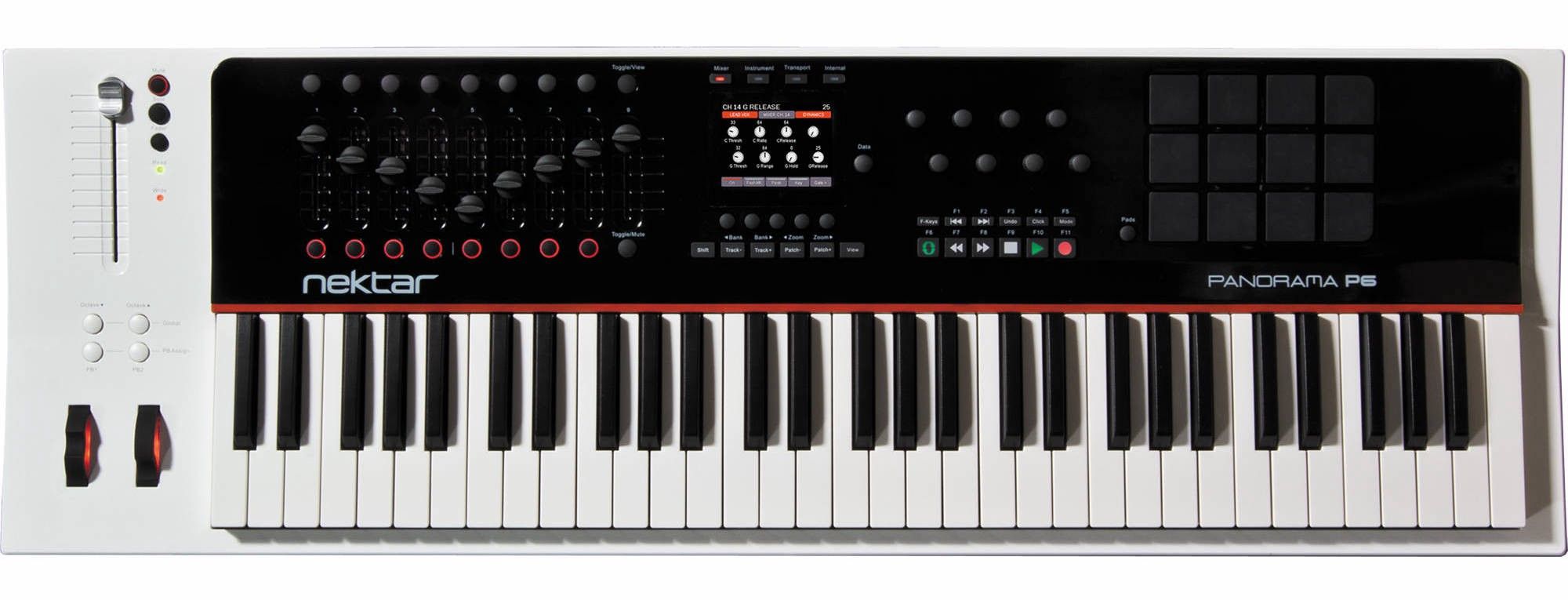 This is the MIDI keyboard I use, in case anyone is curious. It’s a Nektar Panorama P6.