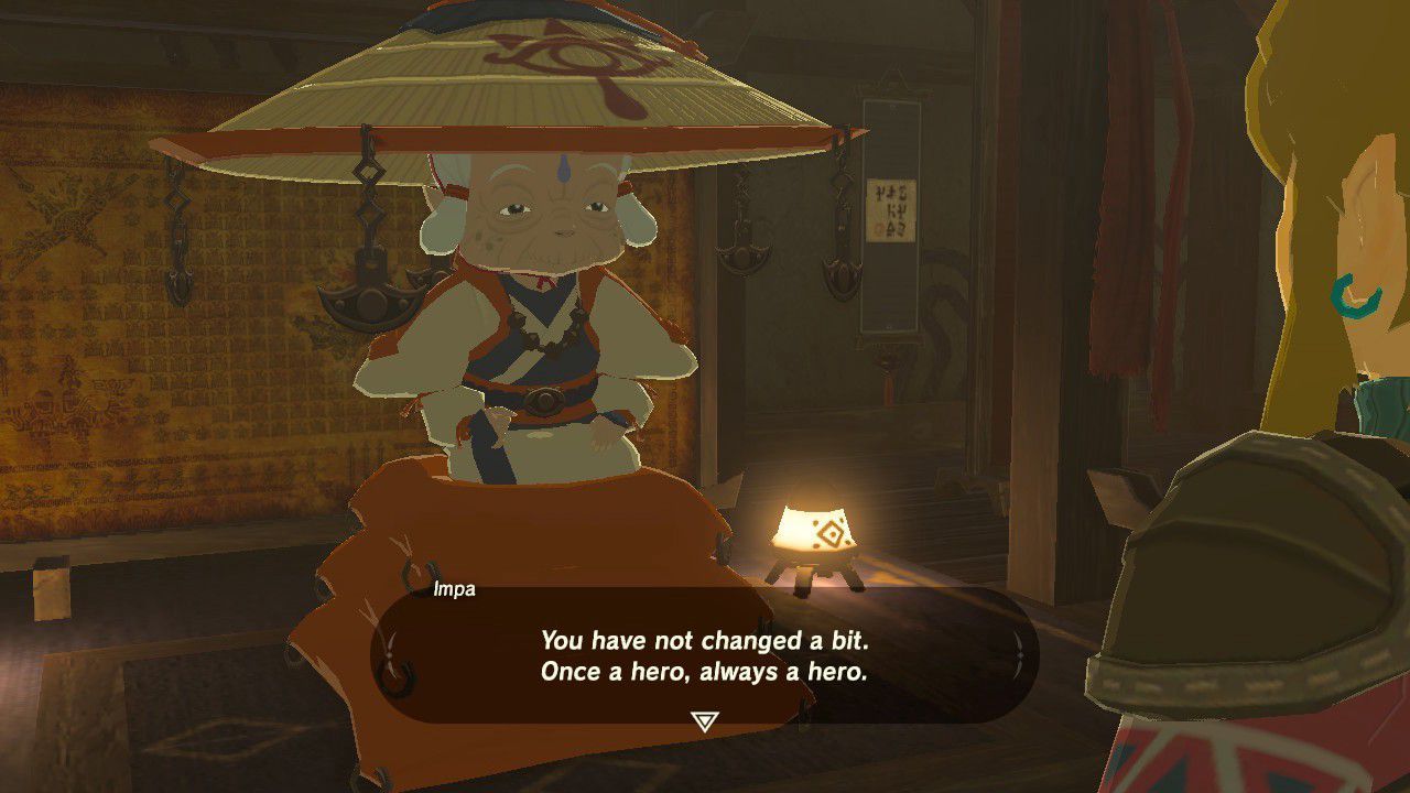 This is the way Zelda dialogue should be. It just feels right.