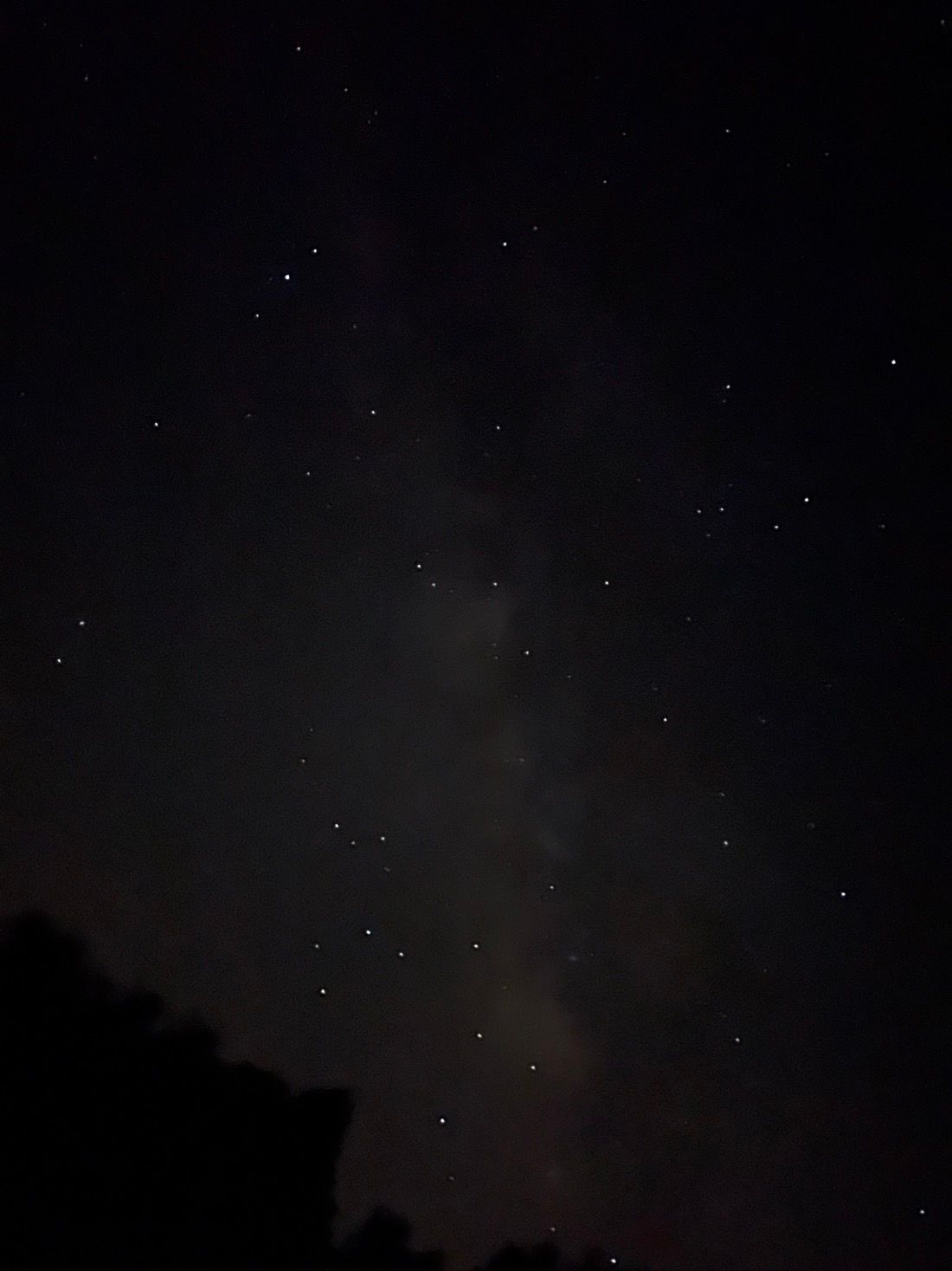 Milky Way, photo taken with an iPhone 13 Pro