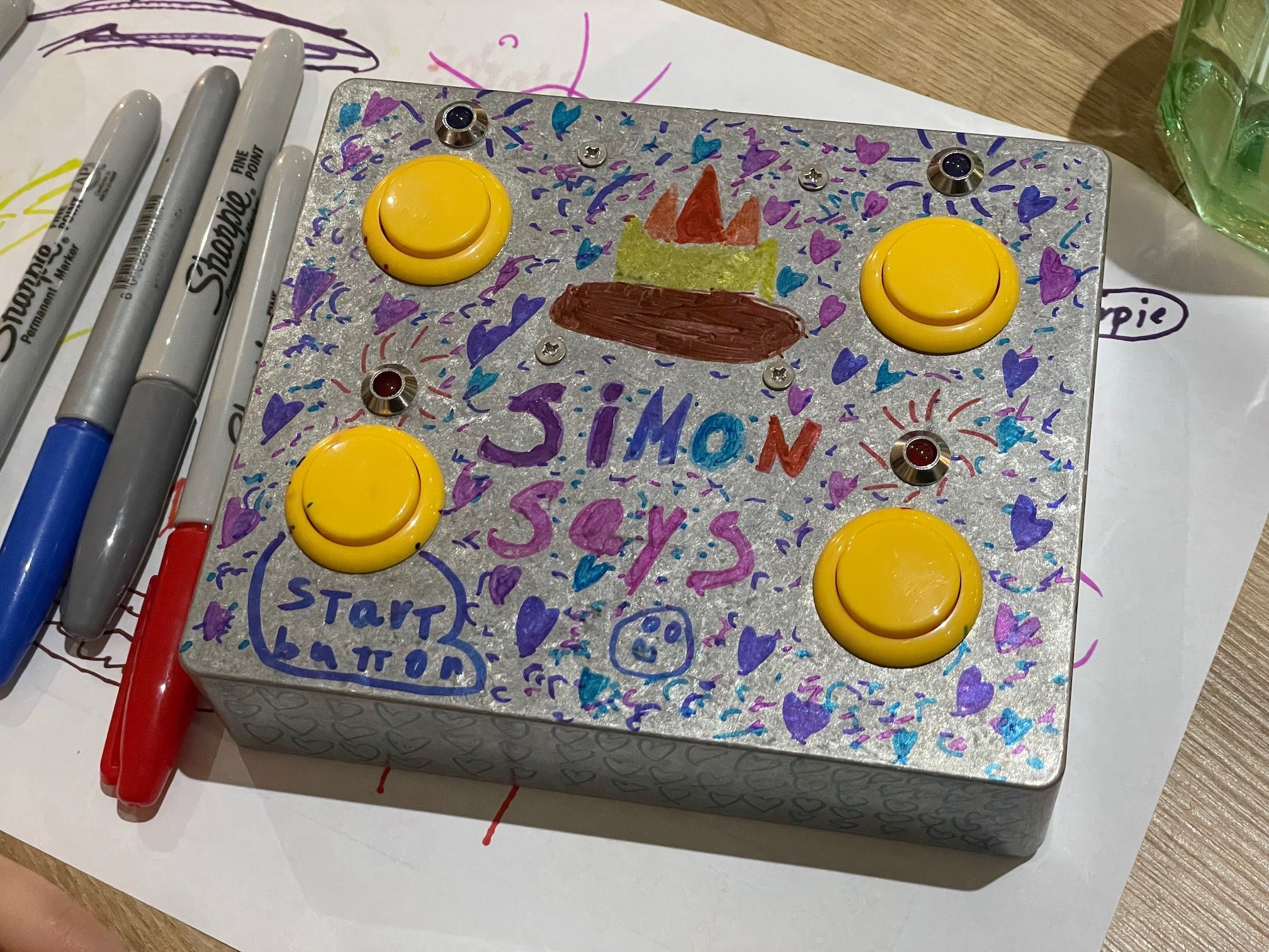 Simon Says Game Soldering Kit