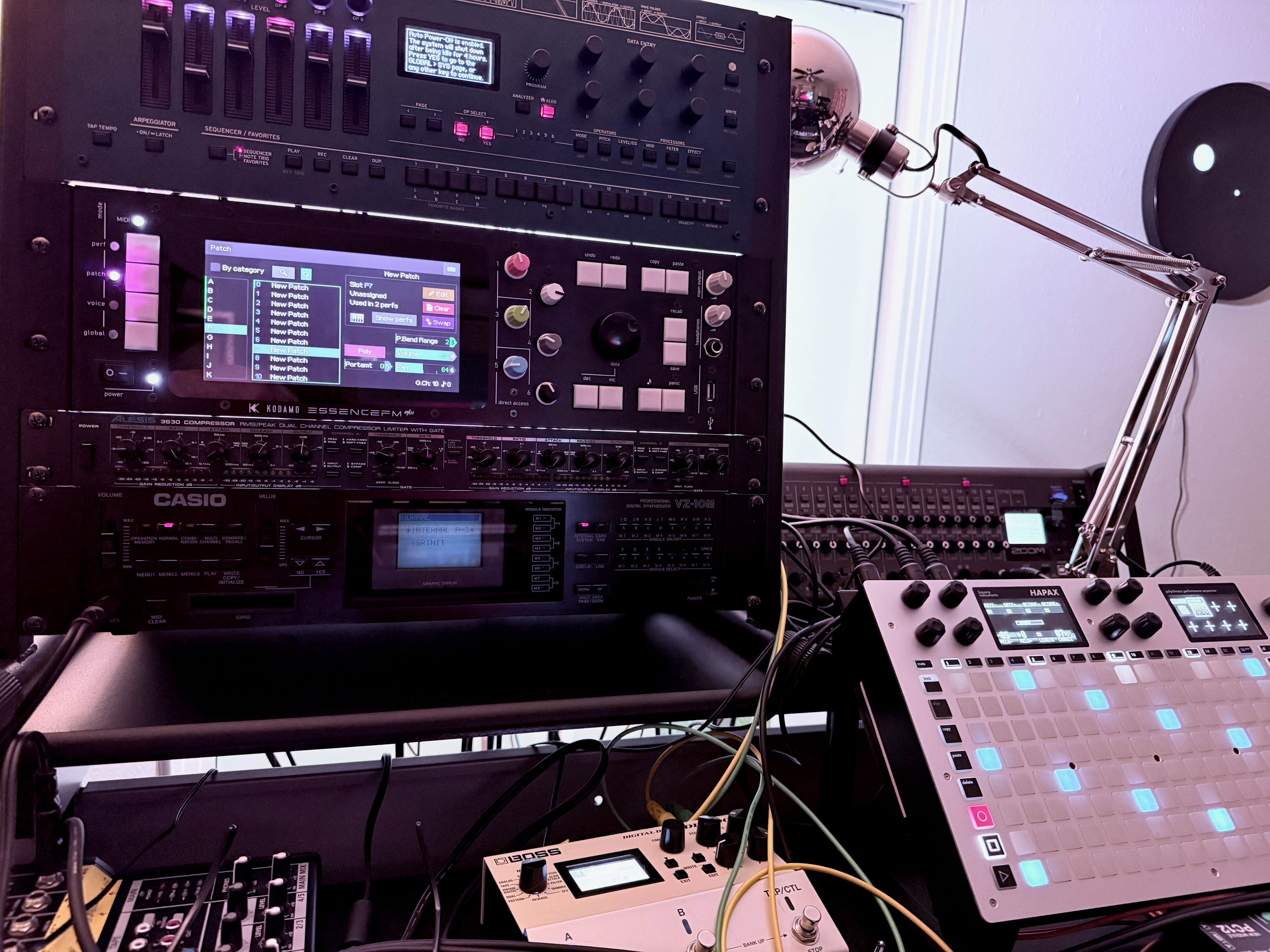 Squarp Hapax, FM tower rack, etc.