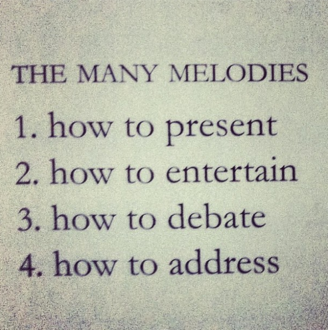 Many melodies 1/3