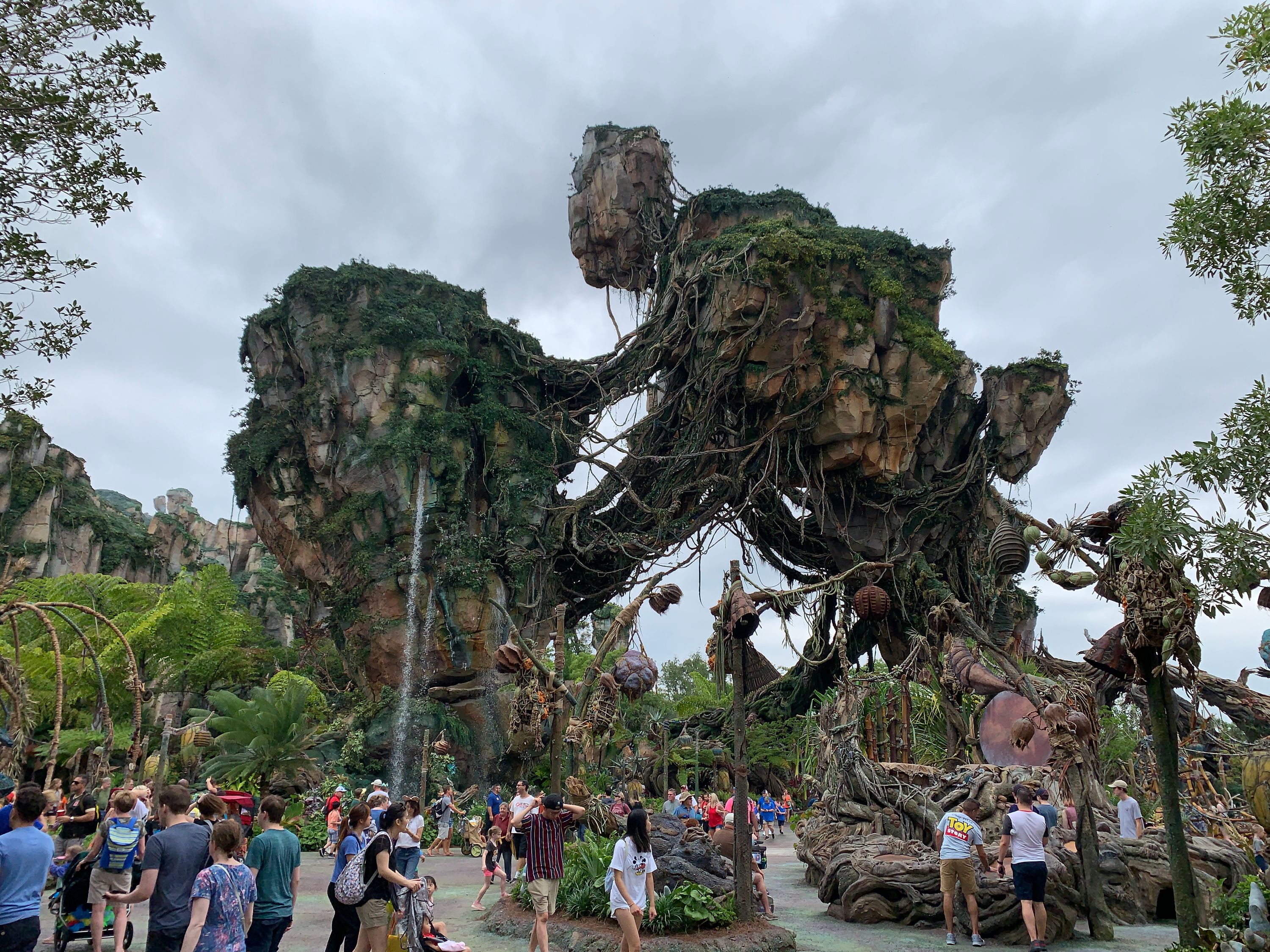 A random view of Pandora at Disney’s Animal Kingdom.