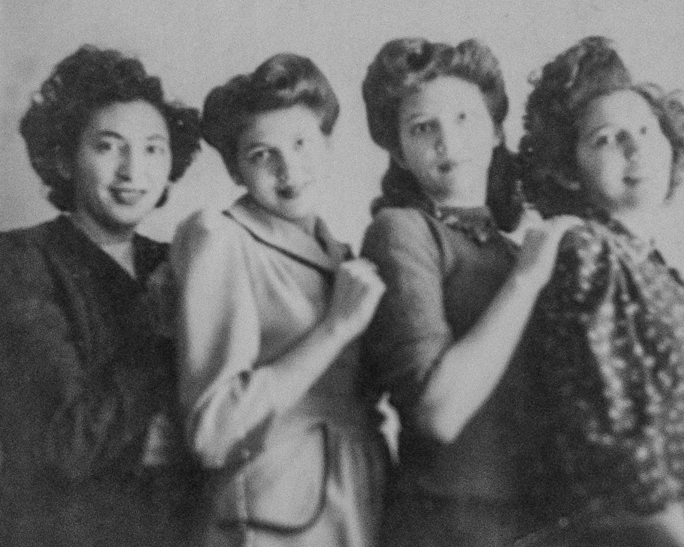 My aunts, ~1943, Bronx, NY (l-r: Elinora, Diamante, Matilda, Rita)