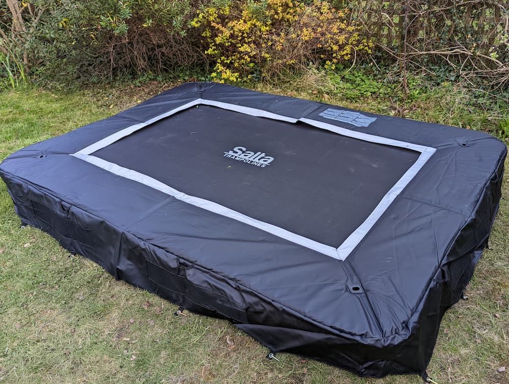 A trampoline, eventually in the ground