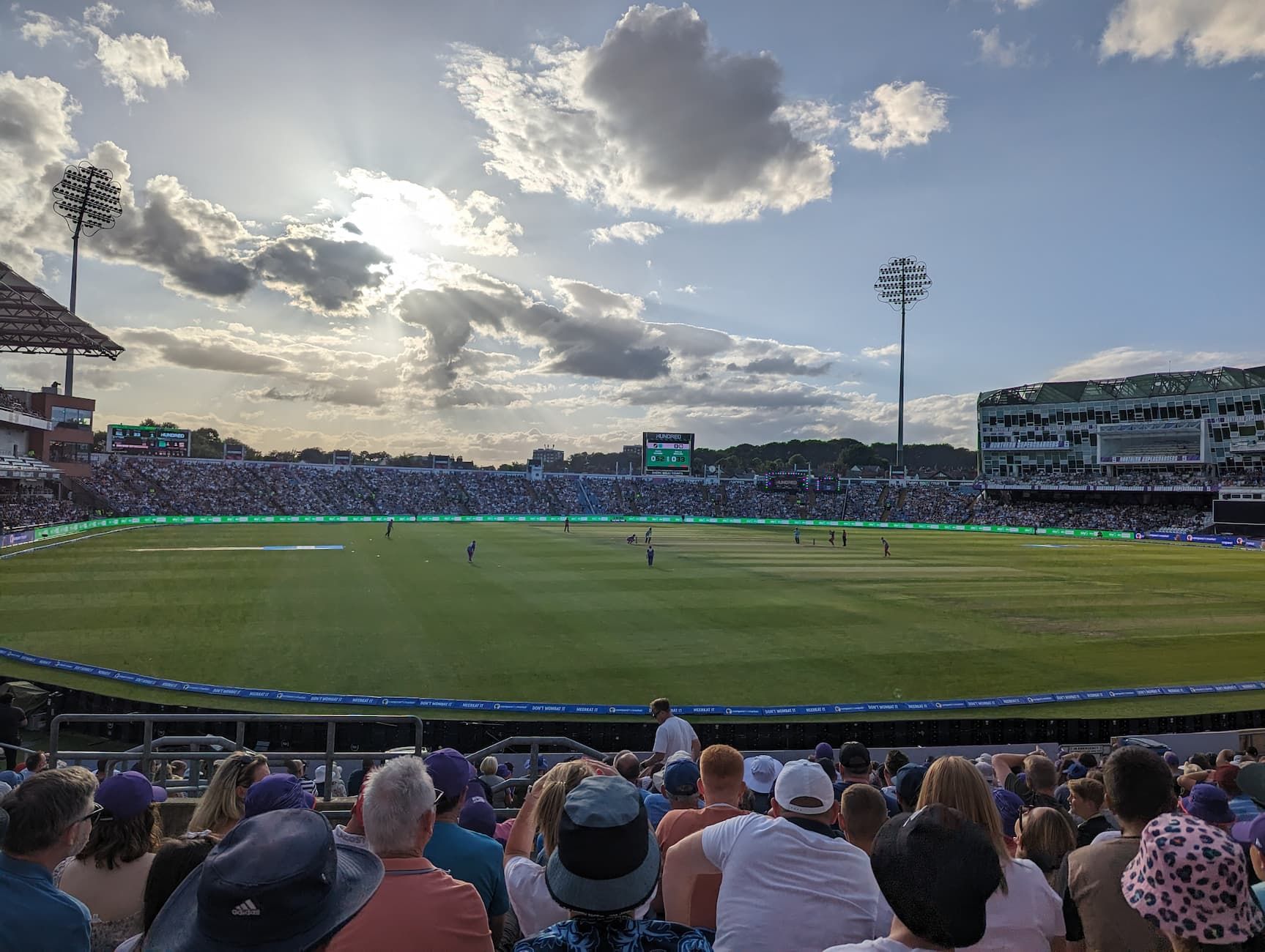 Sunshine over Headingley Cricket Ground