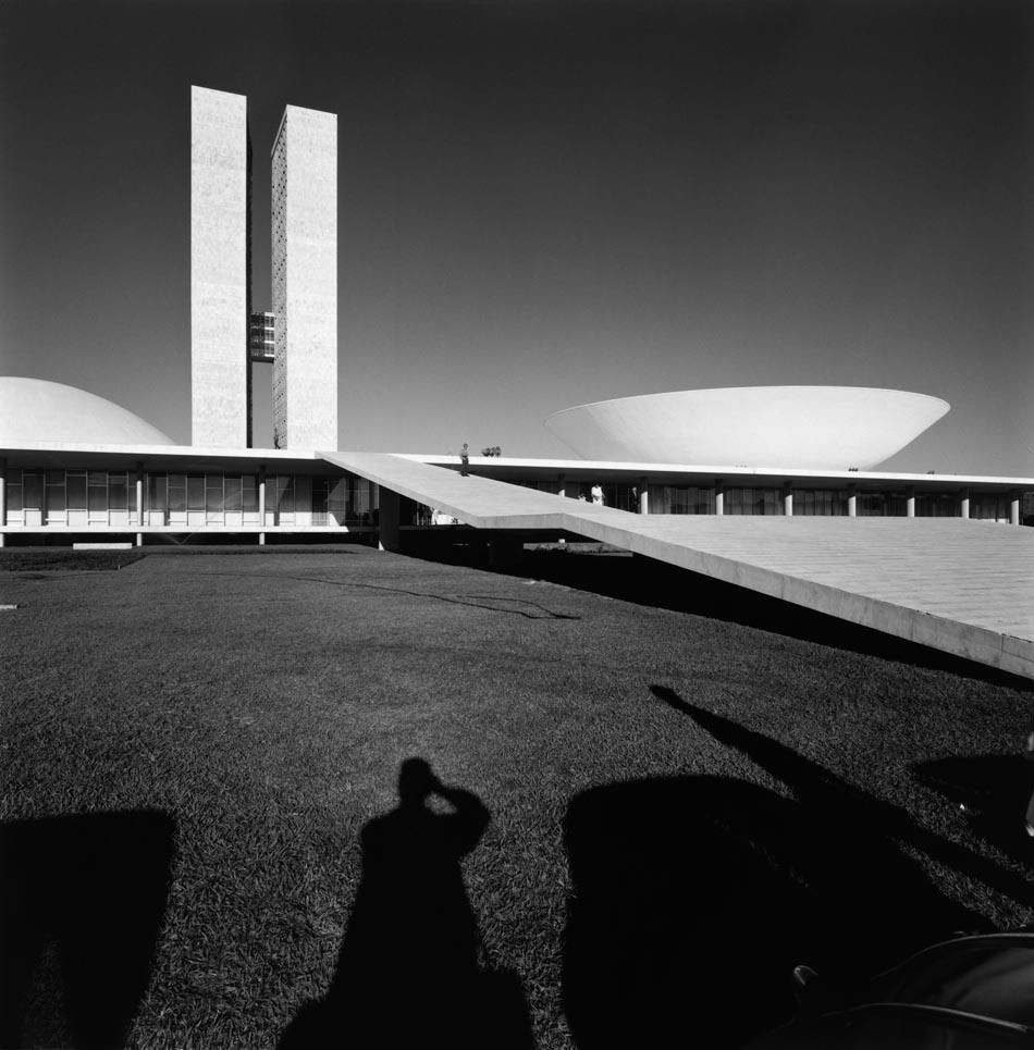 Marcel Gautherot: Palácio do Congresso Nacional. Brasília, 1960.