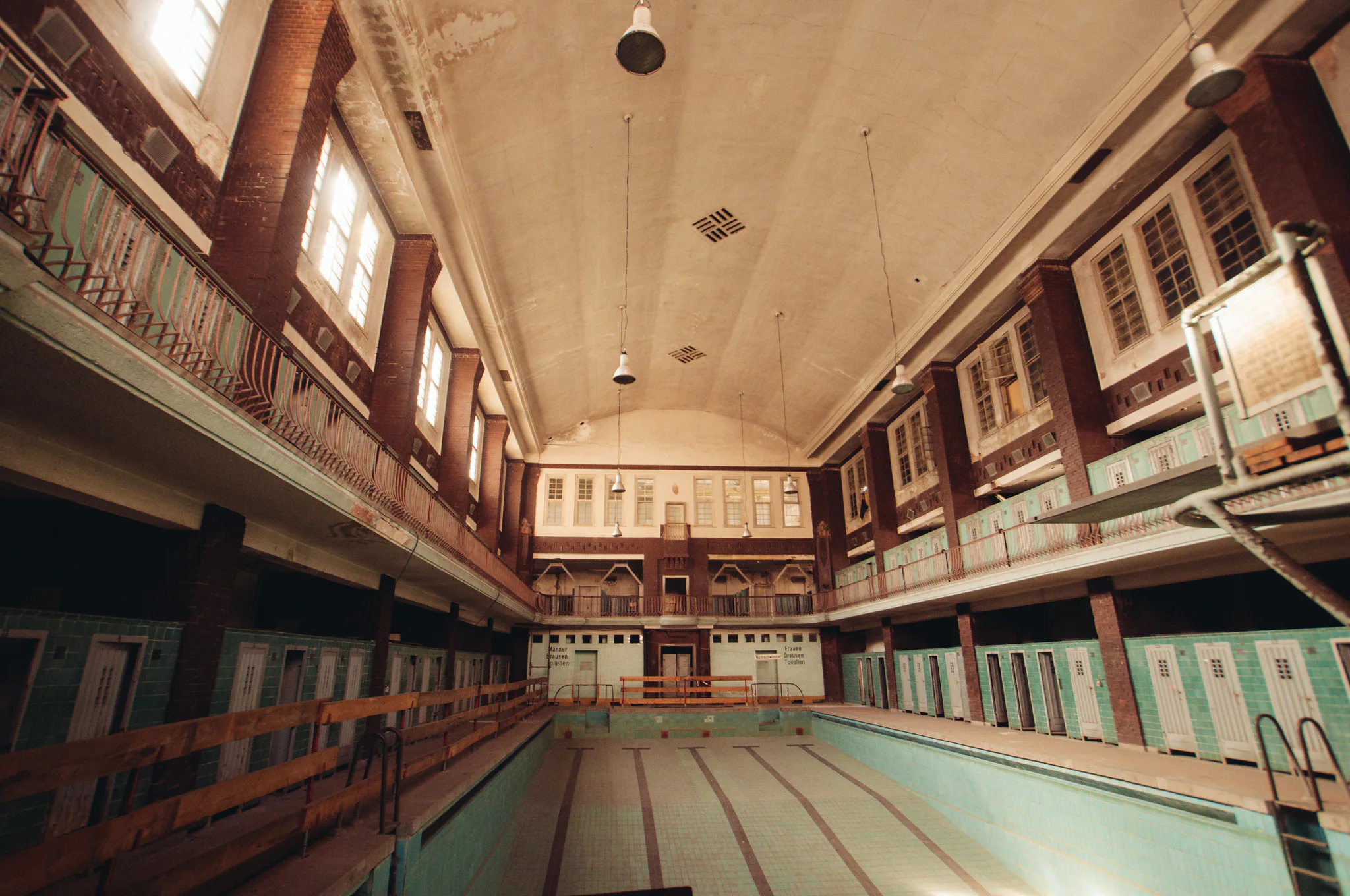 View across the main hall