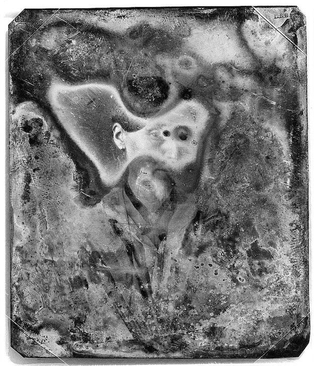 A faded Daguerrotype