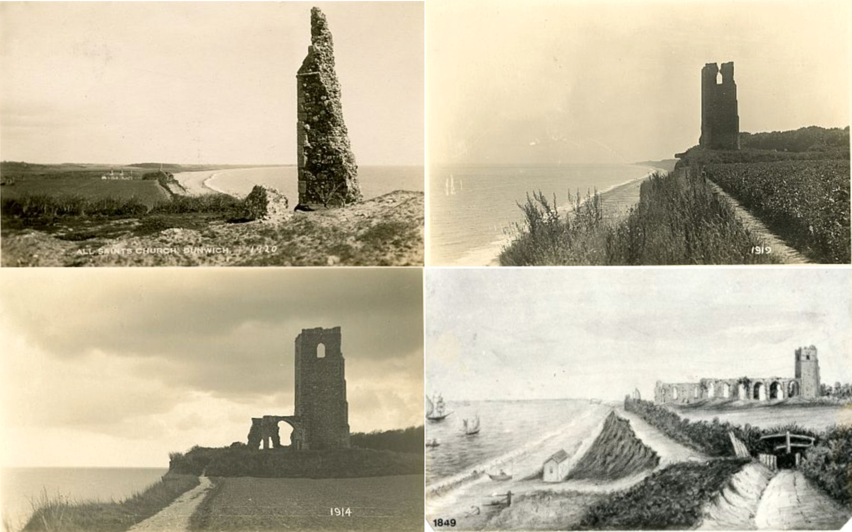 The ruins of Dunwich