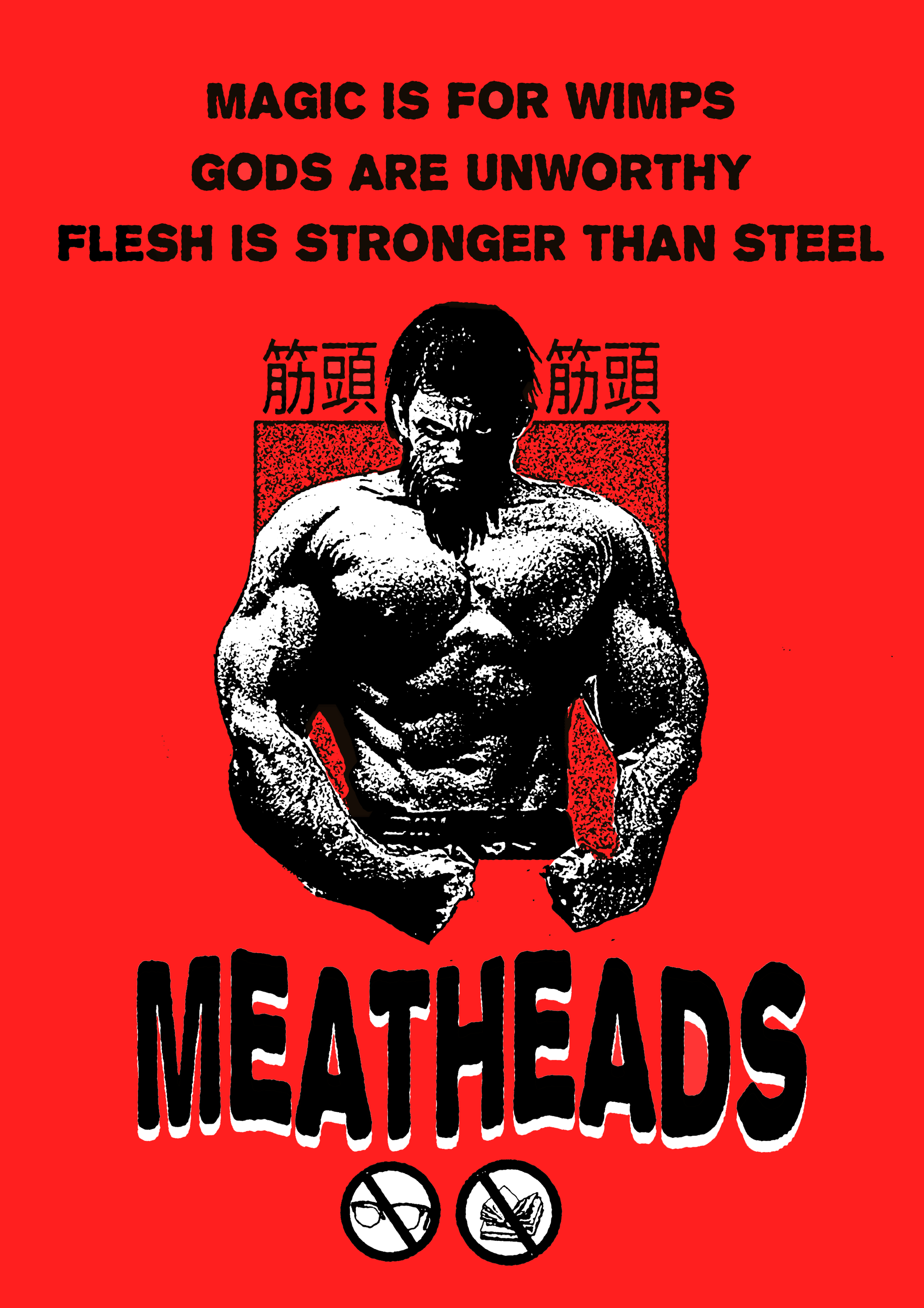 MEATHEADS Photobashed Shirt Design