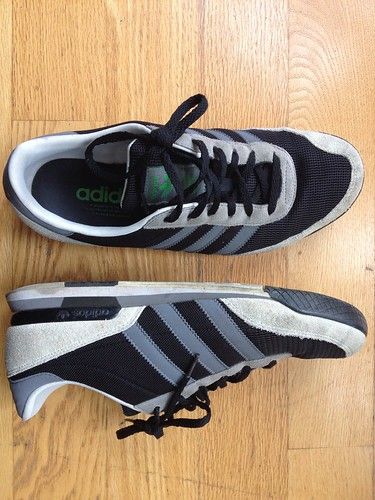 Adidas Marun in black, gray, and white