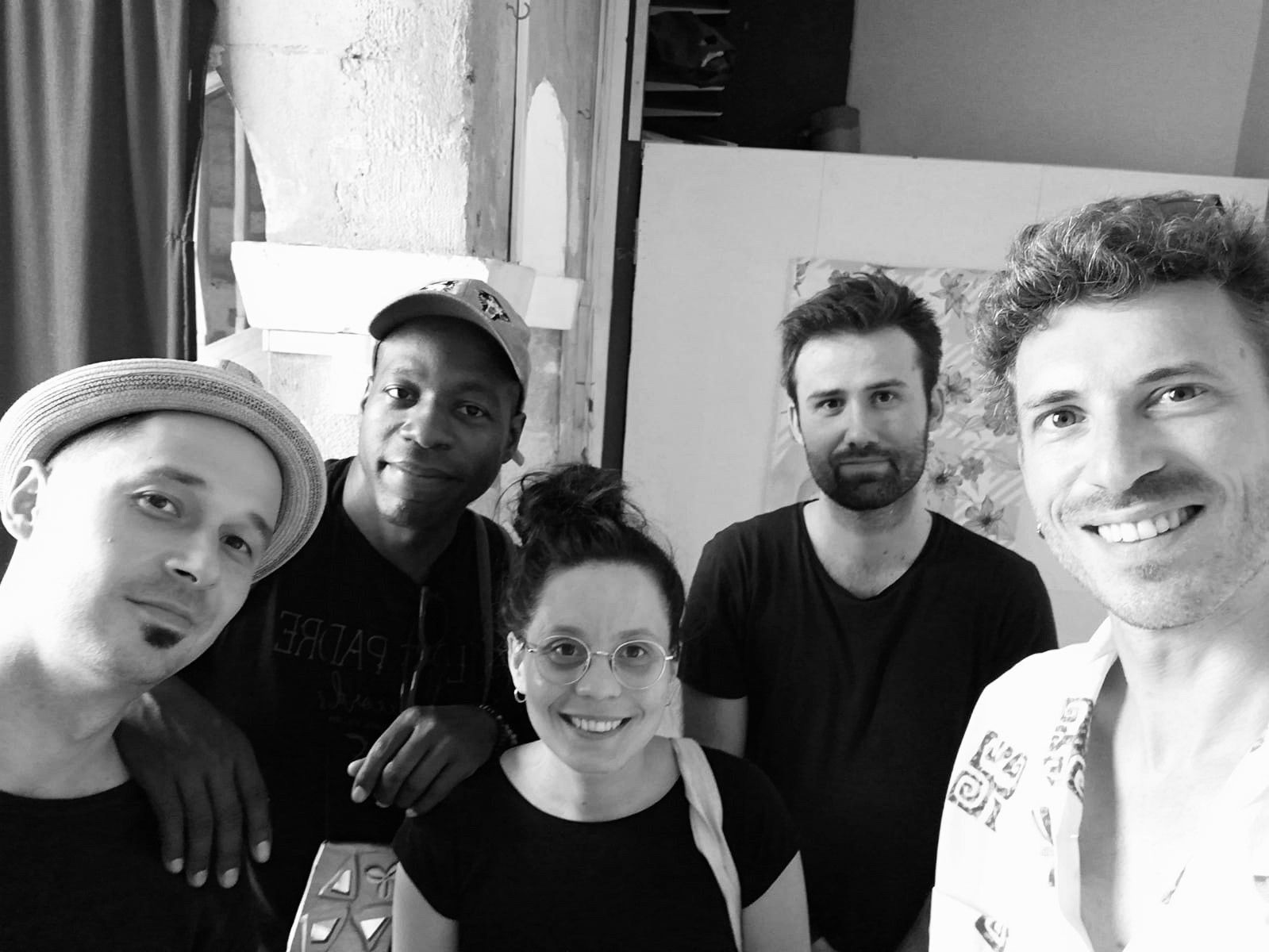 Session hip-hop à Paris avec Anne Pacéo, Raashan Ahmad, Benoit Lugué et Arnaud Desprez.