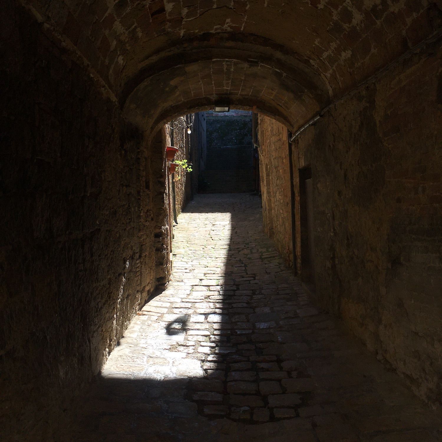Une rue en Toscane