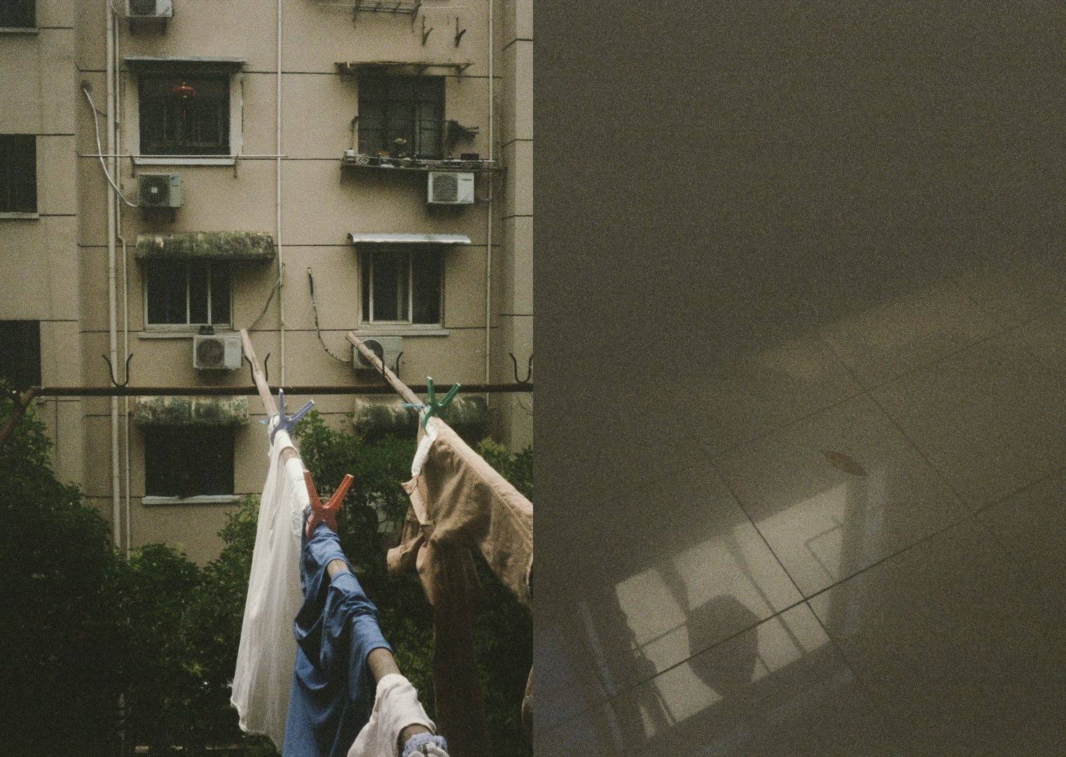 你会把晾衣杠撑出去这种晾衣法吗？