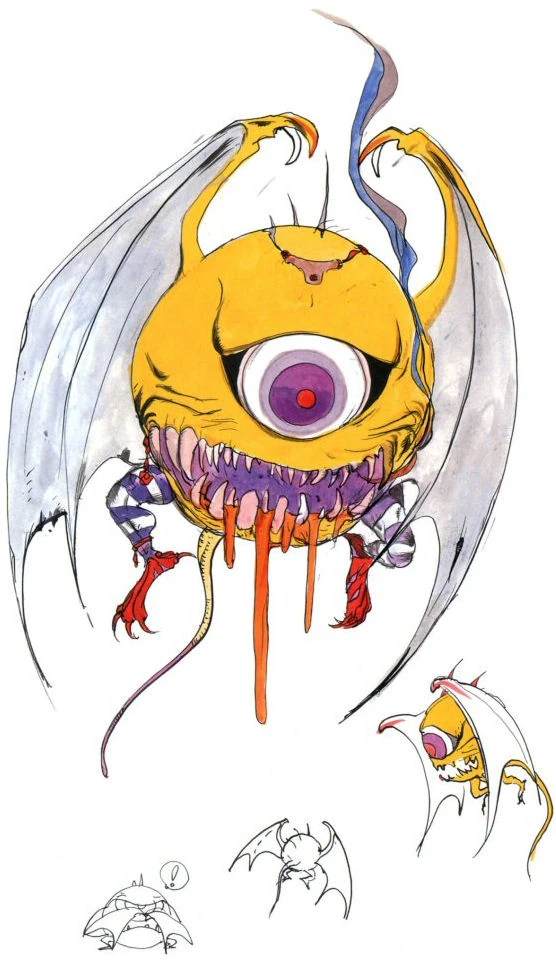 Ahriman, a Fiend, illustrated by Yoshitaka Amano