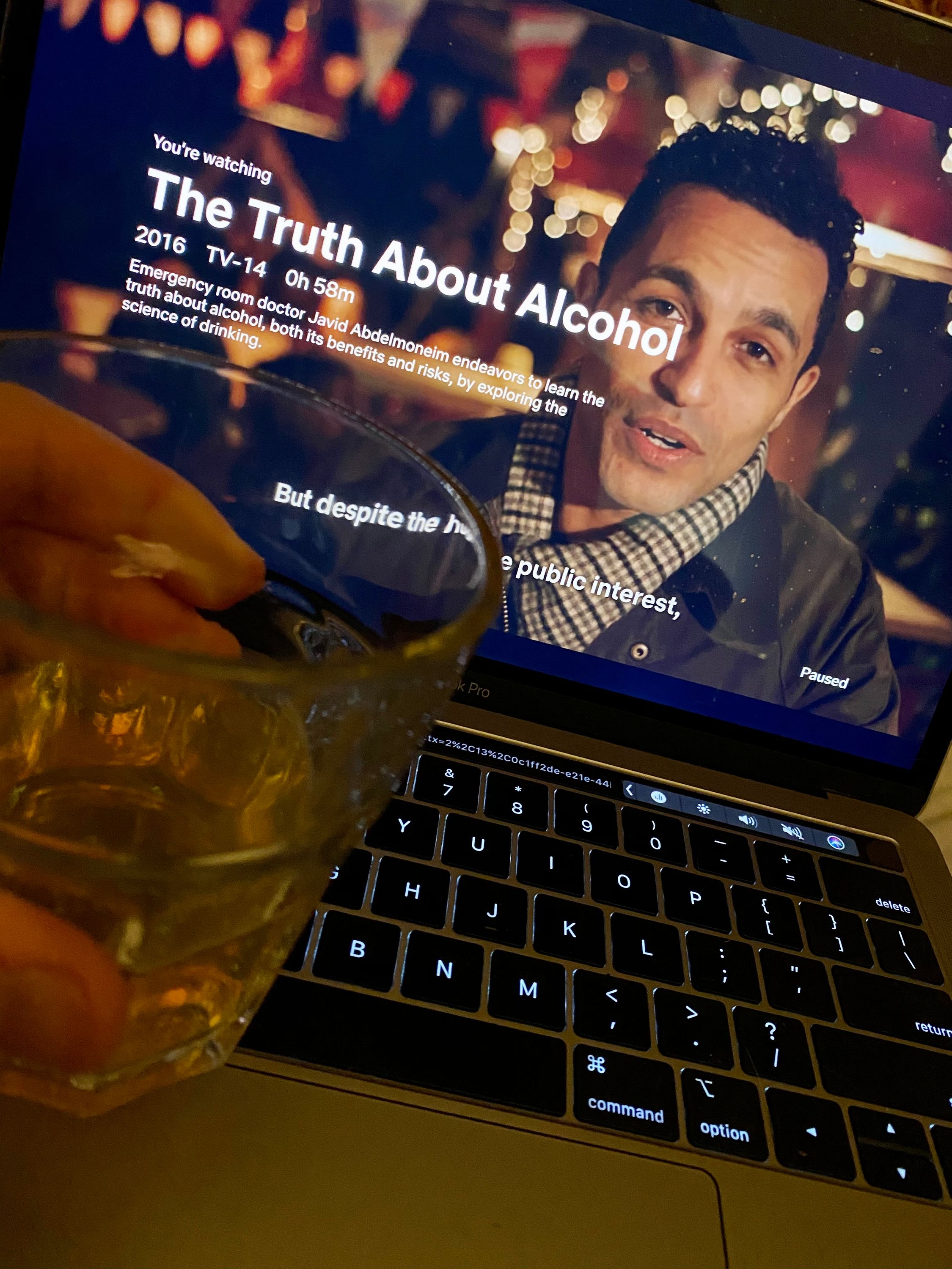 Watching the documentary while sipping Elijah Craig bourbon