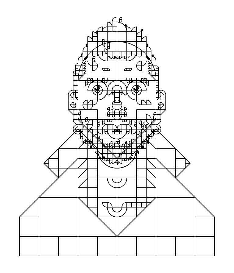 Self-portrait Wireframe