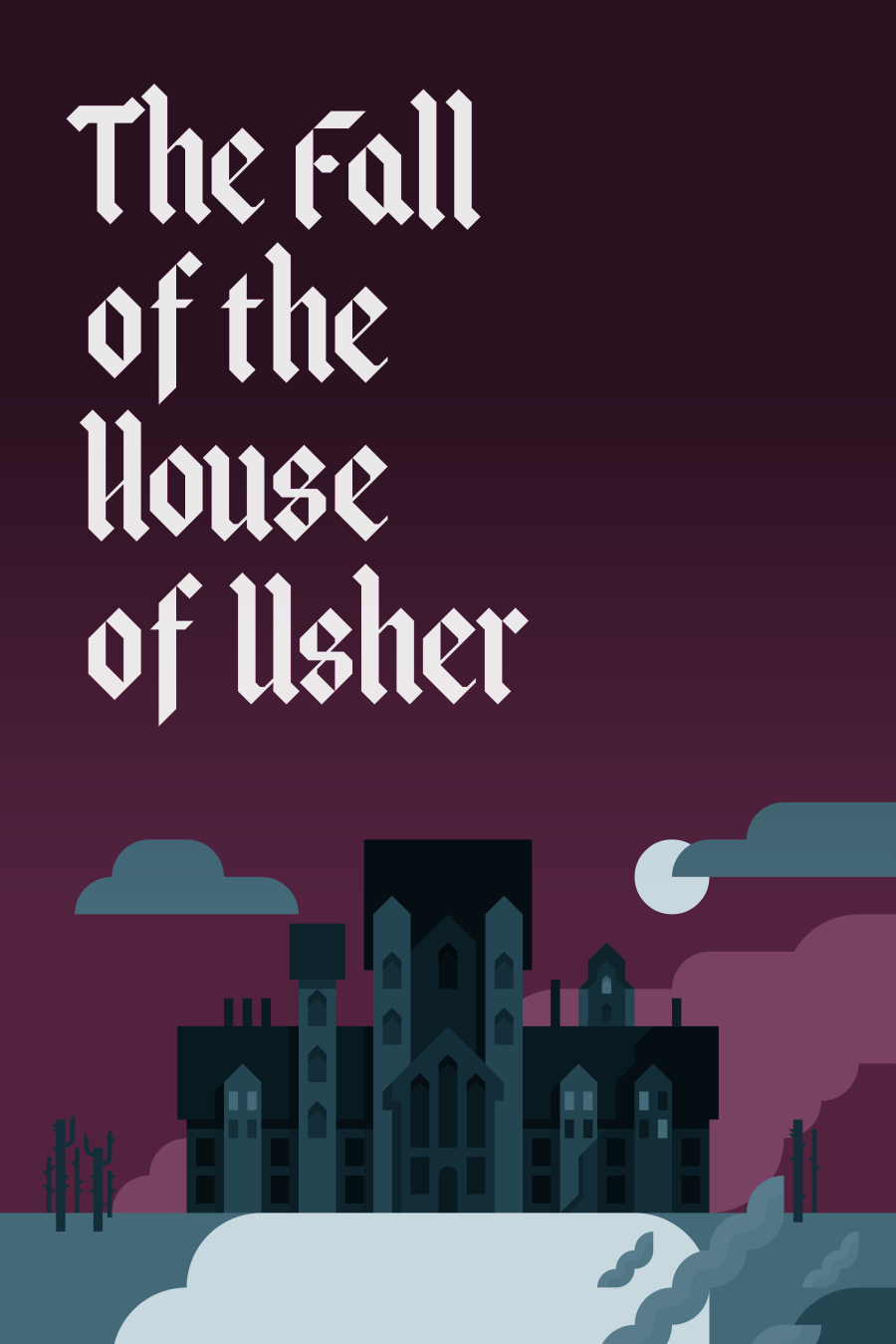 The Fall of the House of Usher, cover design