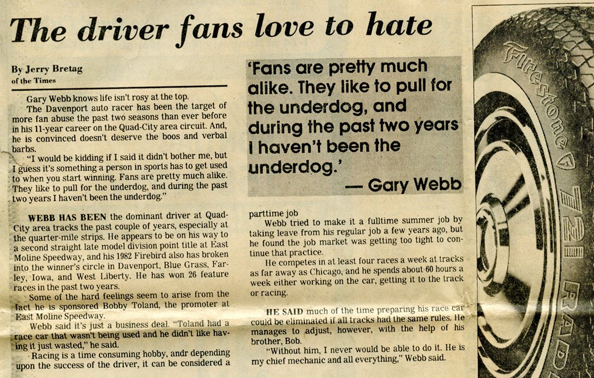 gary webb racing archive 028 qctimes july 18, 1982