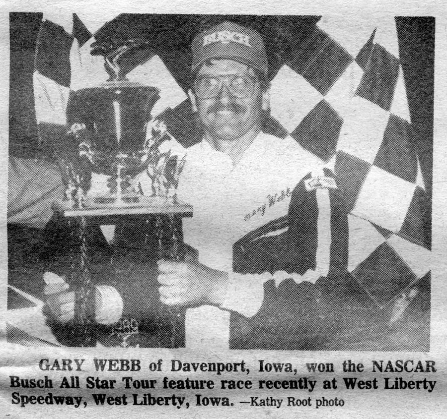 gary webb racing archive 087 hawkeye racing news june 15, 1989