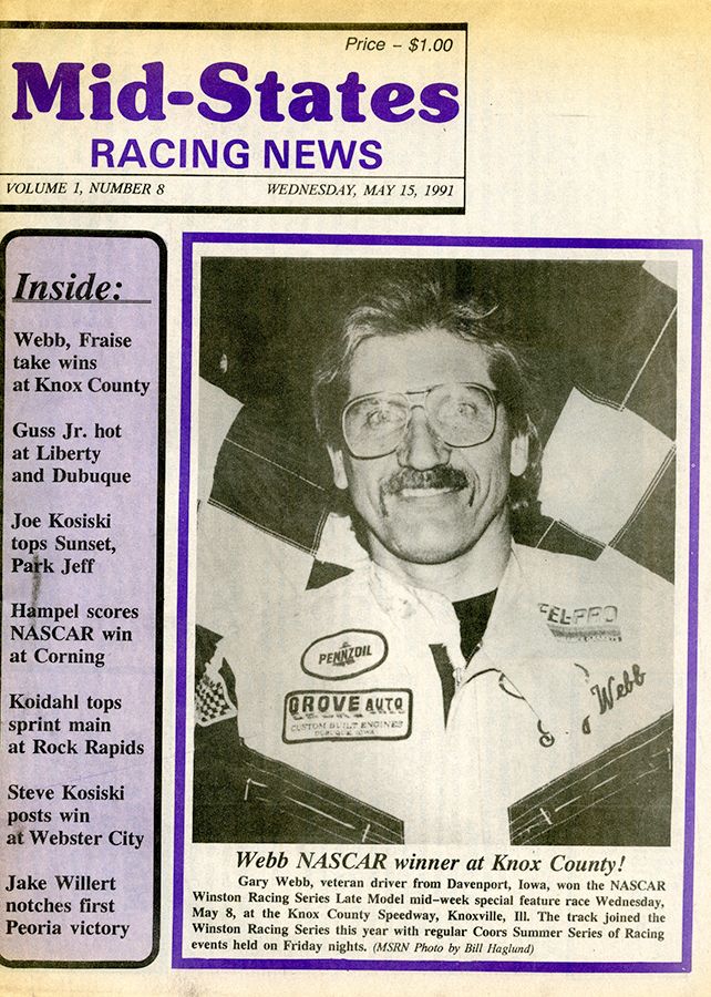 gary webb racing archive mid-states news 1991