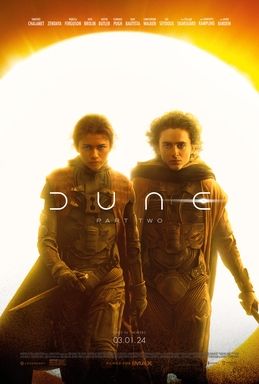 Dune: Part Two, starring Timothée Chalamet & Zendaya