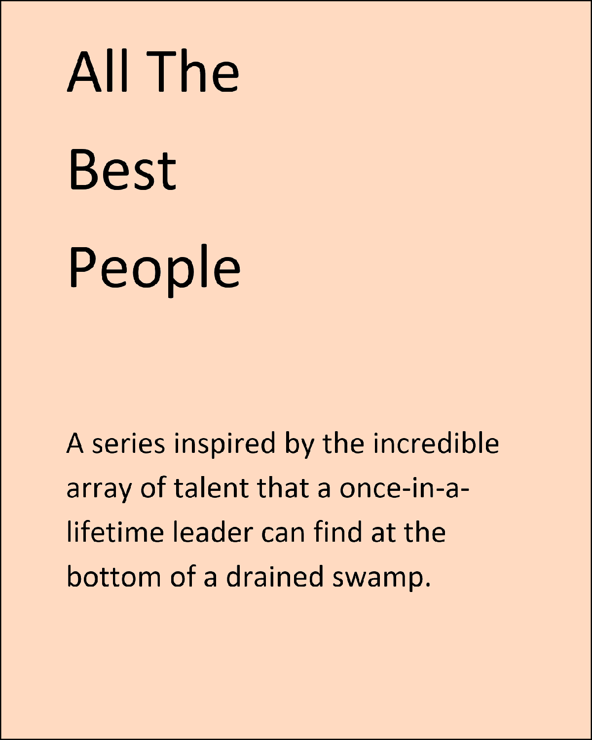 All The Best People