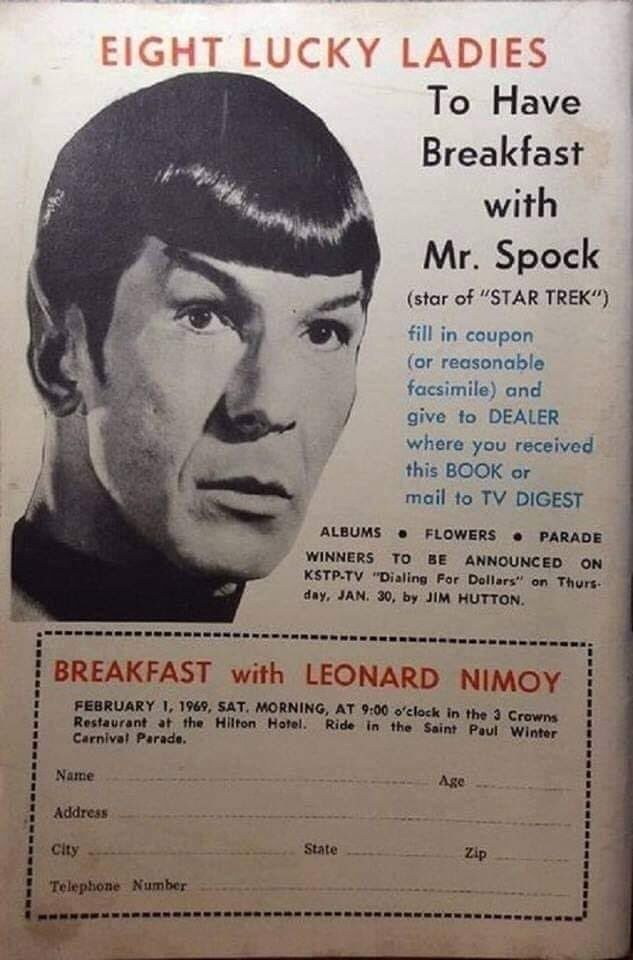 breakfast with spock